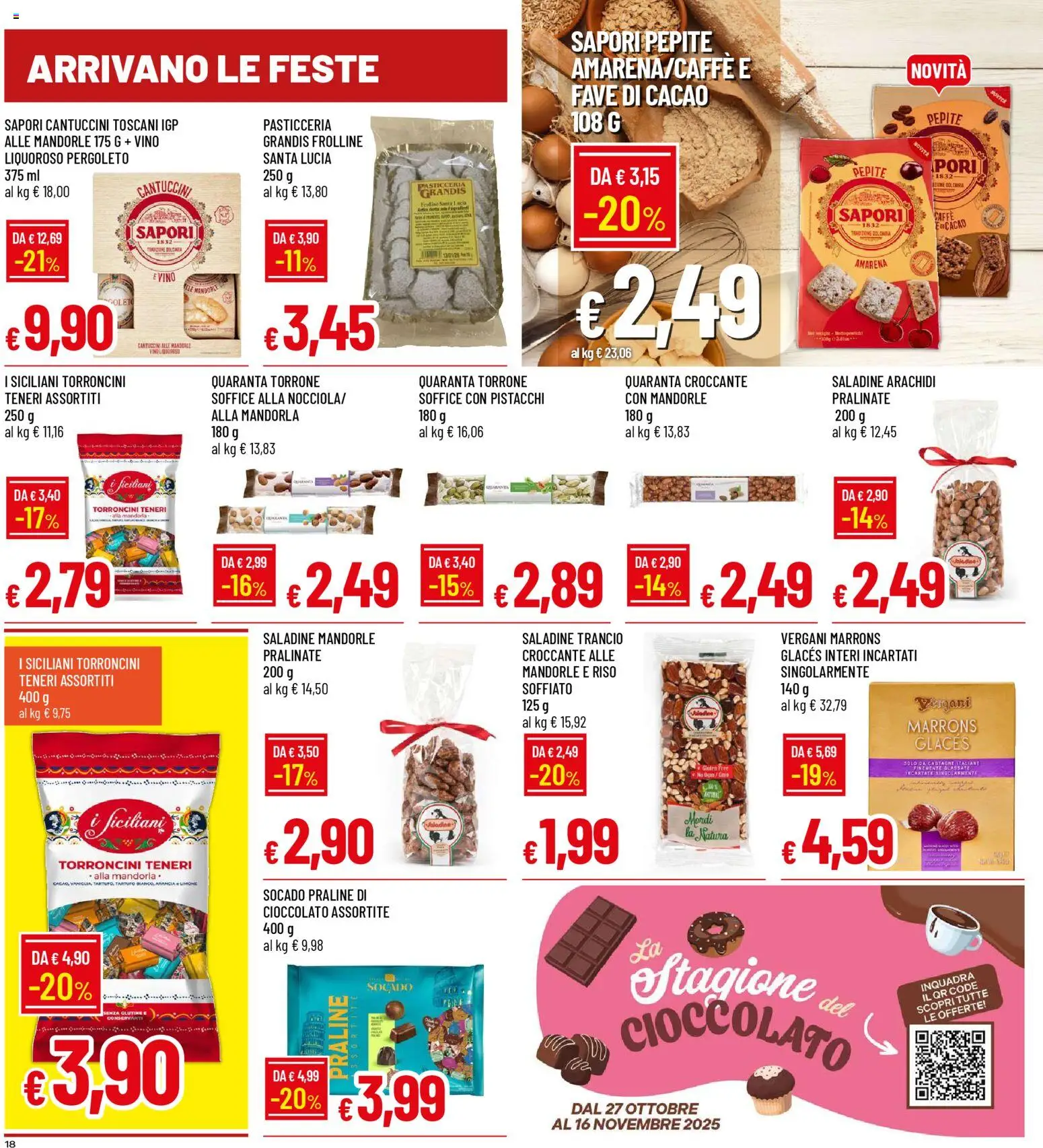 Volantino Galassia del 13.11.2025 | Pagina: 18 | Prodotti: Riso, Vino, Arancia, Pistacchi