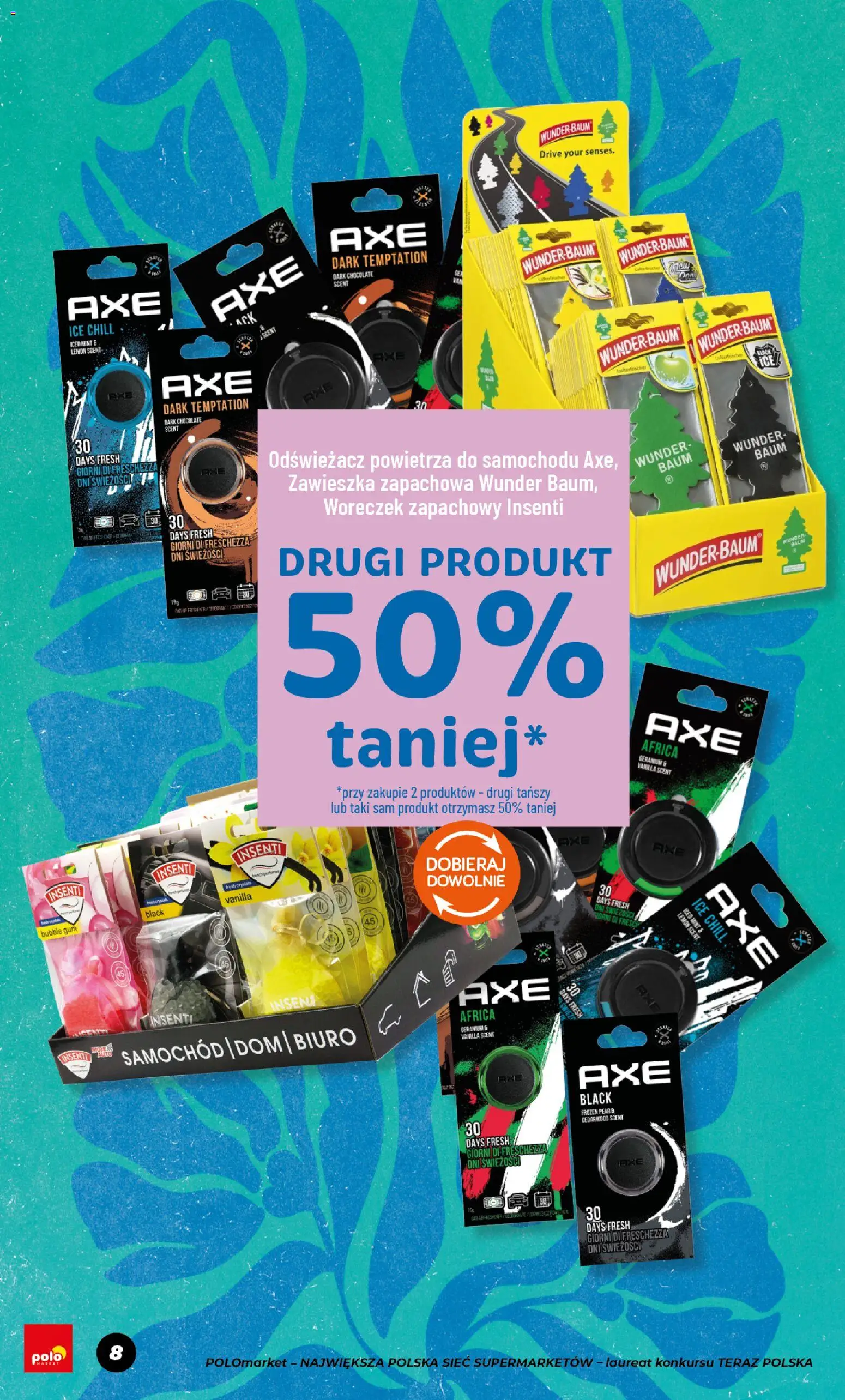 POLOmarket Gazetka - Sezon na wiosenne porządki od 27.02.2026 | Strona: 8 | Produkty: Odświeżacz, Odświeżacz powietrza