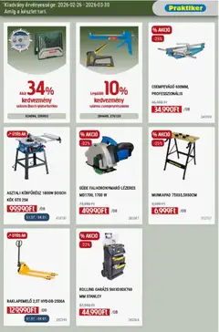 Praktiker akciós újság - amely érvényes a következő dátumtól: 26.02.2026 | Oldal: 25