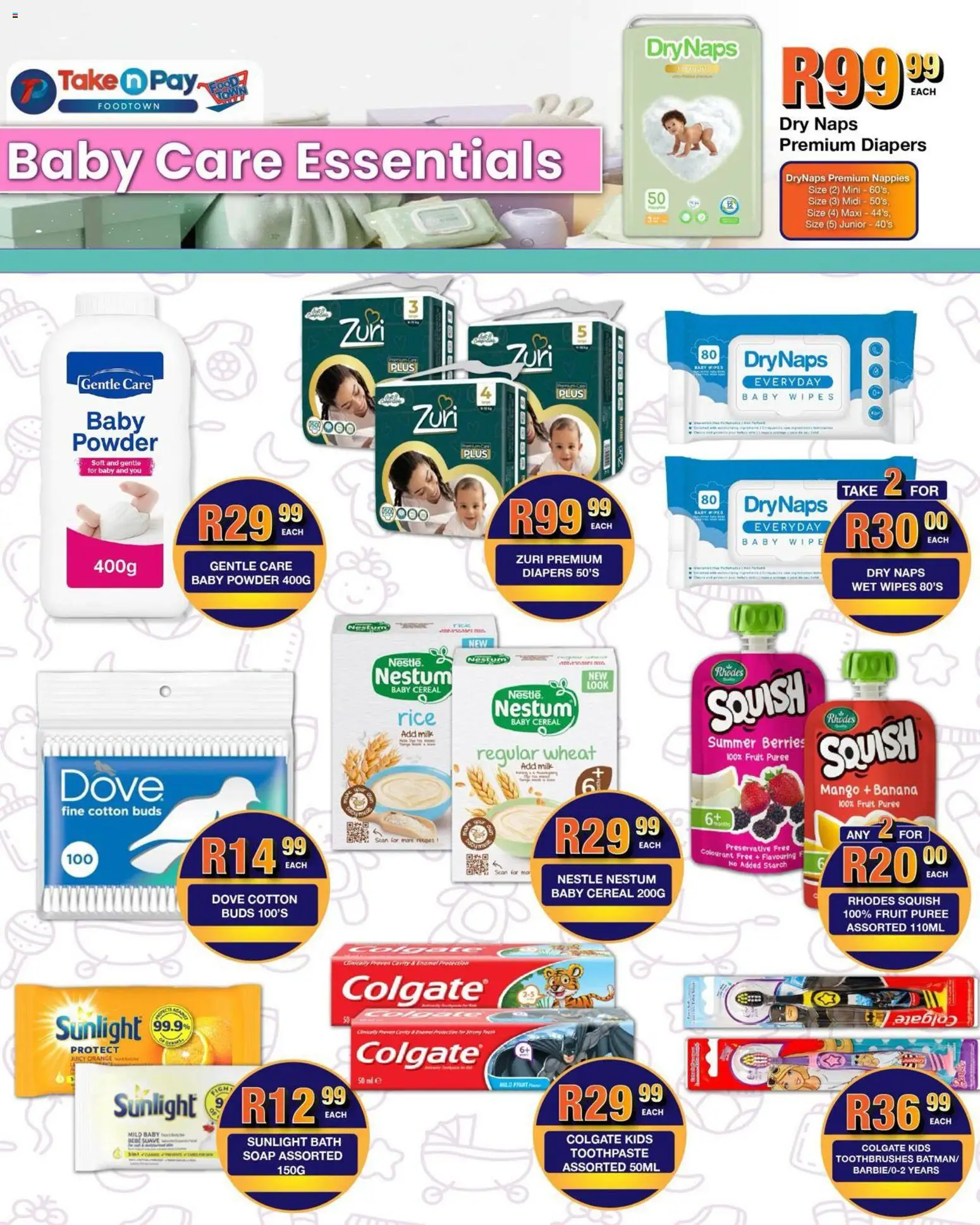 New Take n Pay catalogue – valid from 12.01.2026 | Page: 13 | Products: Bath, Milk, Rice, Mango