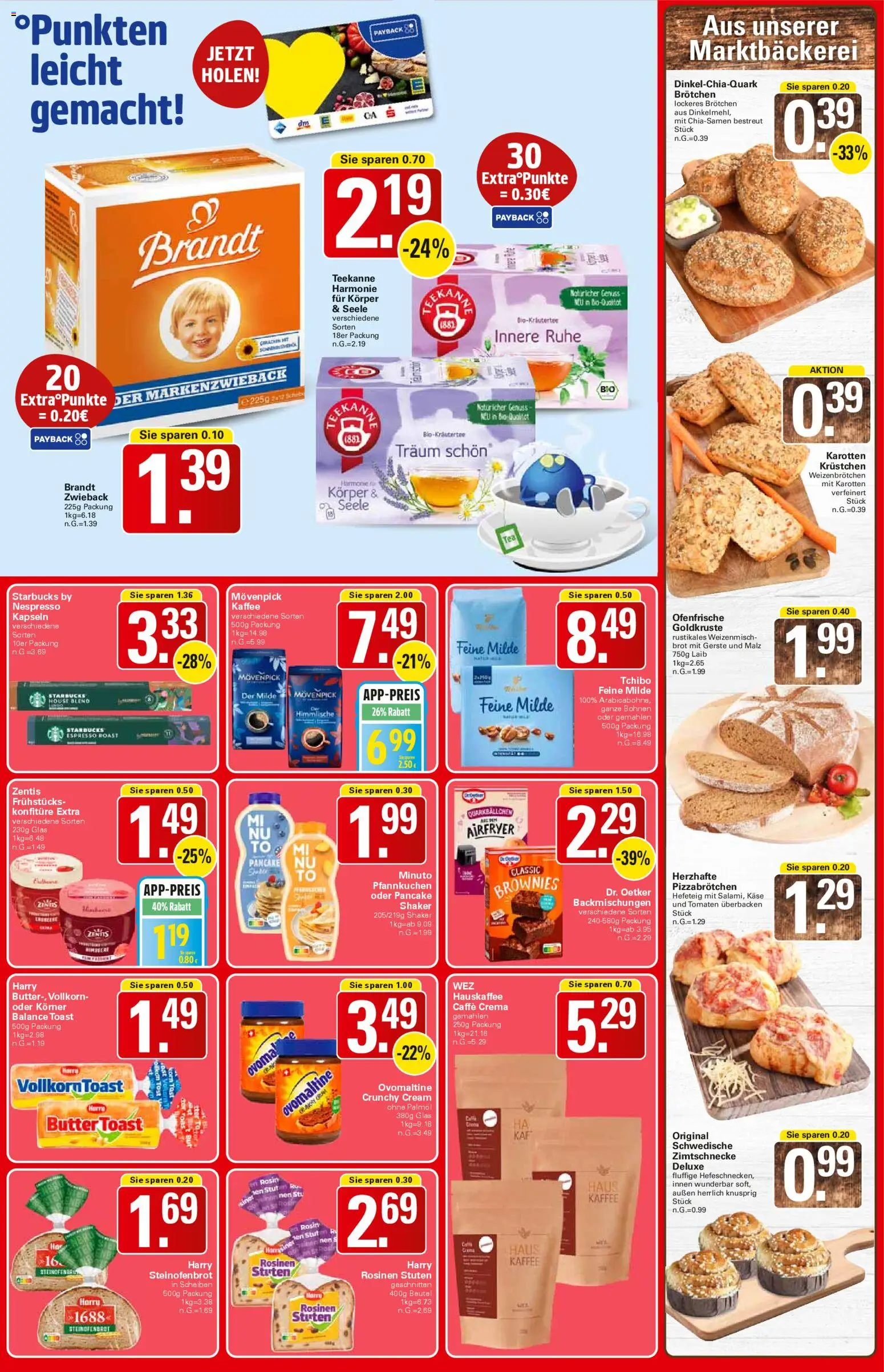 WEZ Prospekt – gültig ab 26.01.2026 | Seite: 9 | Produkte: Ovomaltine, Butter, Tomaten, Rosinen