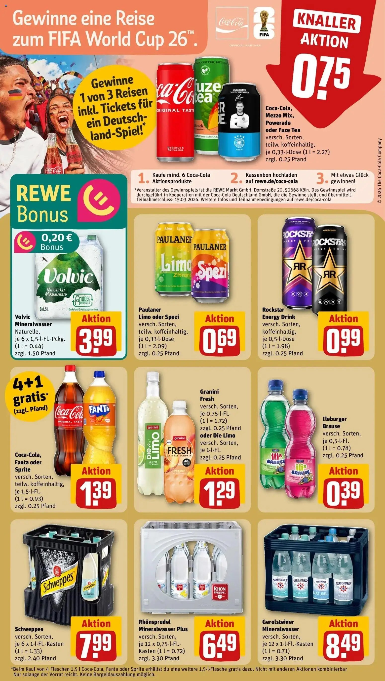 Rewe prospekt Ohrdruf	 – gültig ab 22.02.2026 | Seite: 22 | Produkte: Rockstar energy, Fanta, Sprite, Rockstar