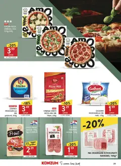 super VINDIJA SIREVI PIZZA MIX SIR, ribani, 200g - Pregled kataloga iz trgovine Konzum, vrijedi od 04.02.2026 | Stranica: 29