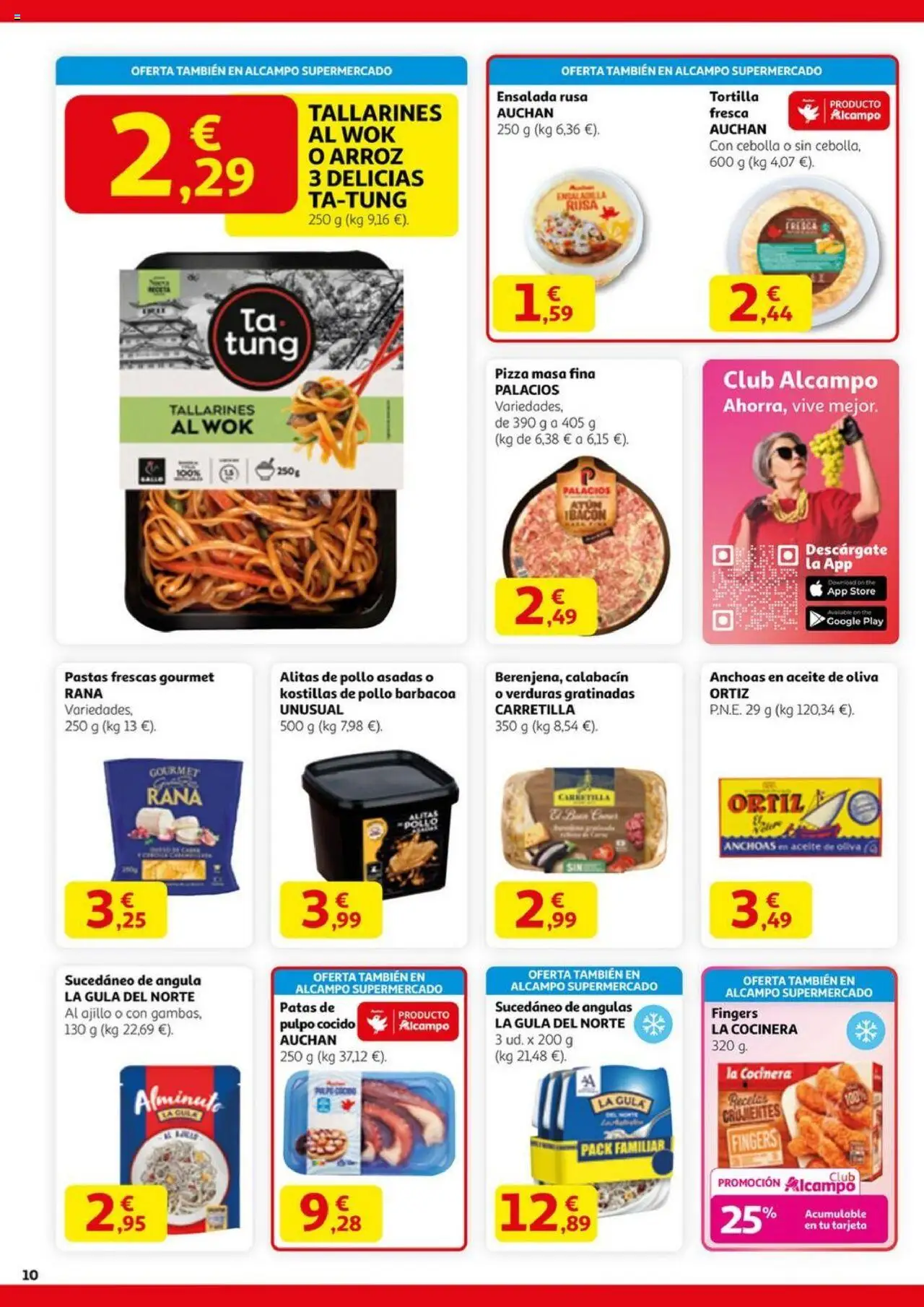 Alcampo - HG Madrid Unificado │ válido desde el 11.09.2025 | Página: 10 | Productos: Aceite, Arroz, Aceite de oliva, Ensalada