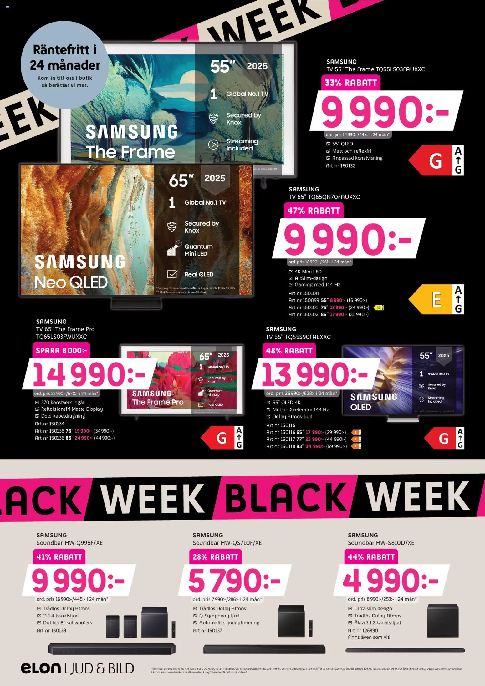Elon reklamblad aktuell från 14.11.2025 | Sida: 2 | Produkter: Tv