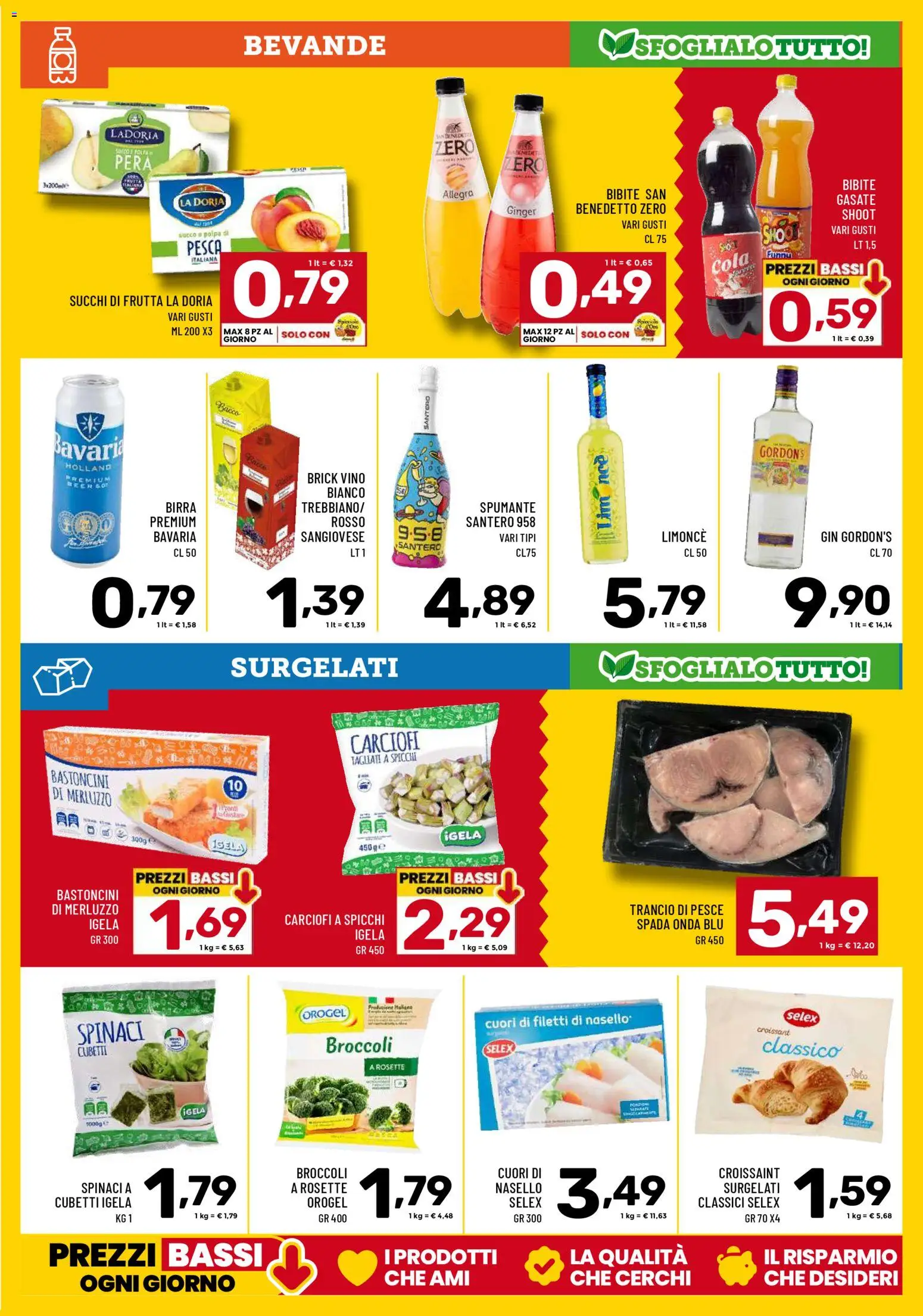 Volantino Il Centesimo del 14.11.2025 | Pagina: 11 | Prodotti: Birra, Merluzzo, Croissant, Nasello