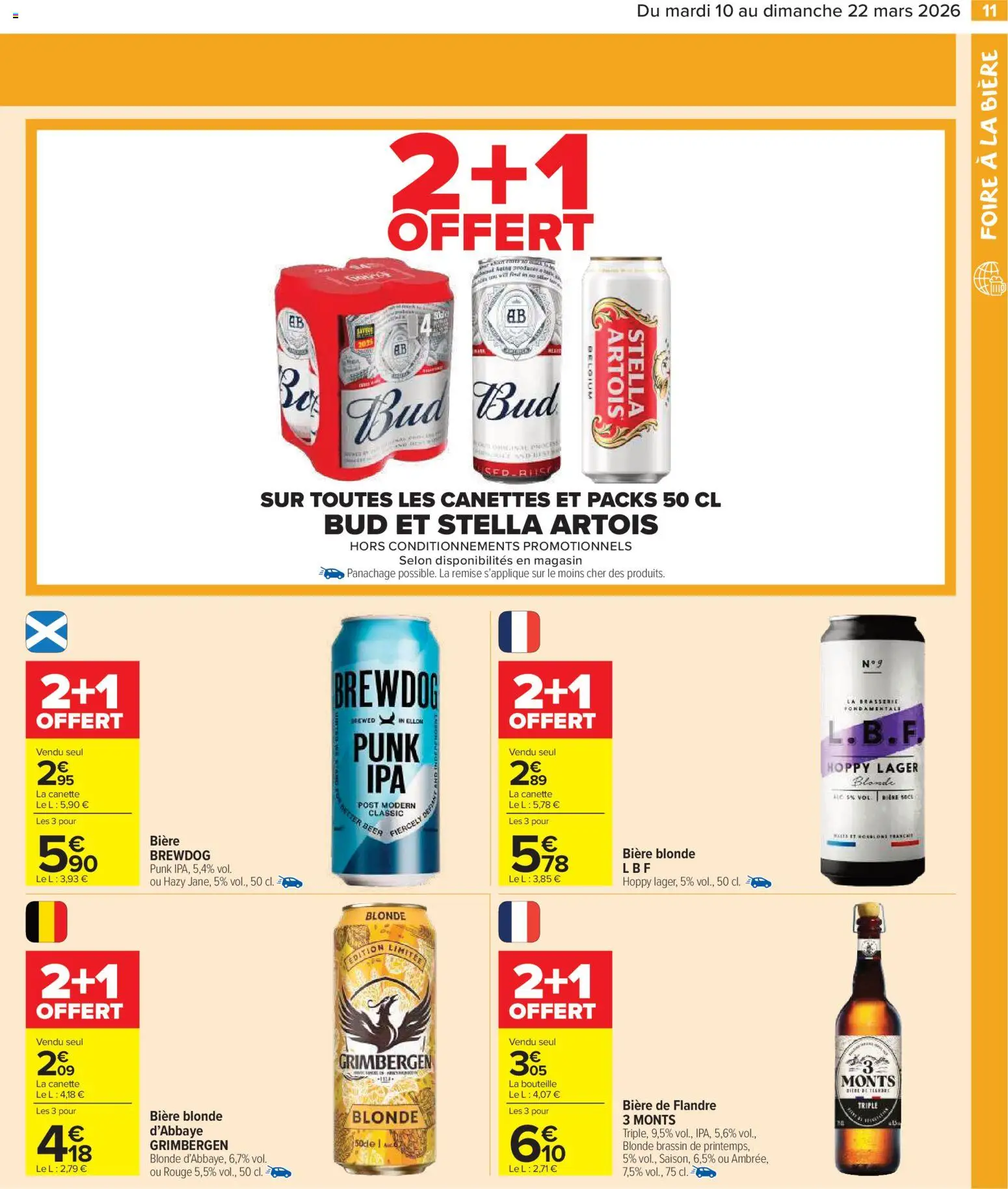{H1} | Page: 13 | Produits: Bière blonde, Bière