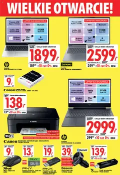 Pogląd oferty "Mediaexpert Gazetka - Wielkie otwarcie Głogów" - ważna od 23.10.2025 | Strona: 5 | Produkty: Laptop, Mysz, Dysk, Papier ksero