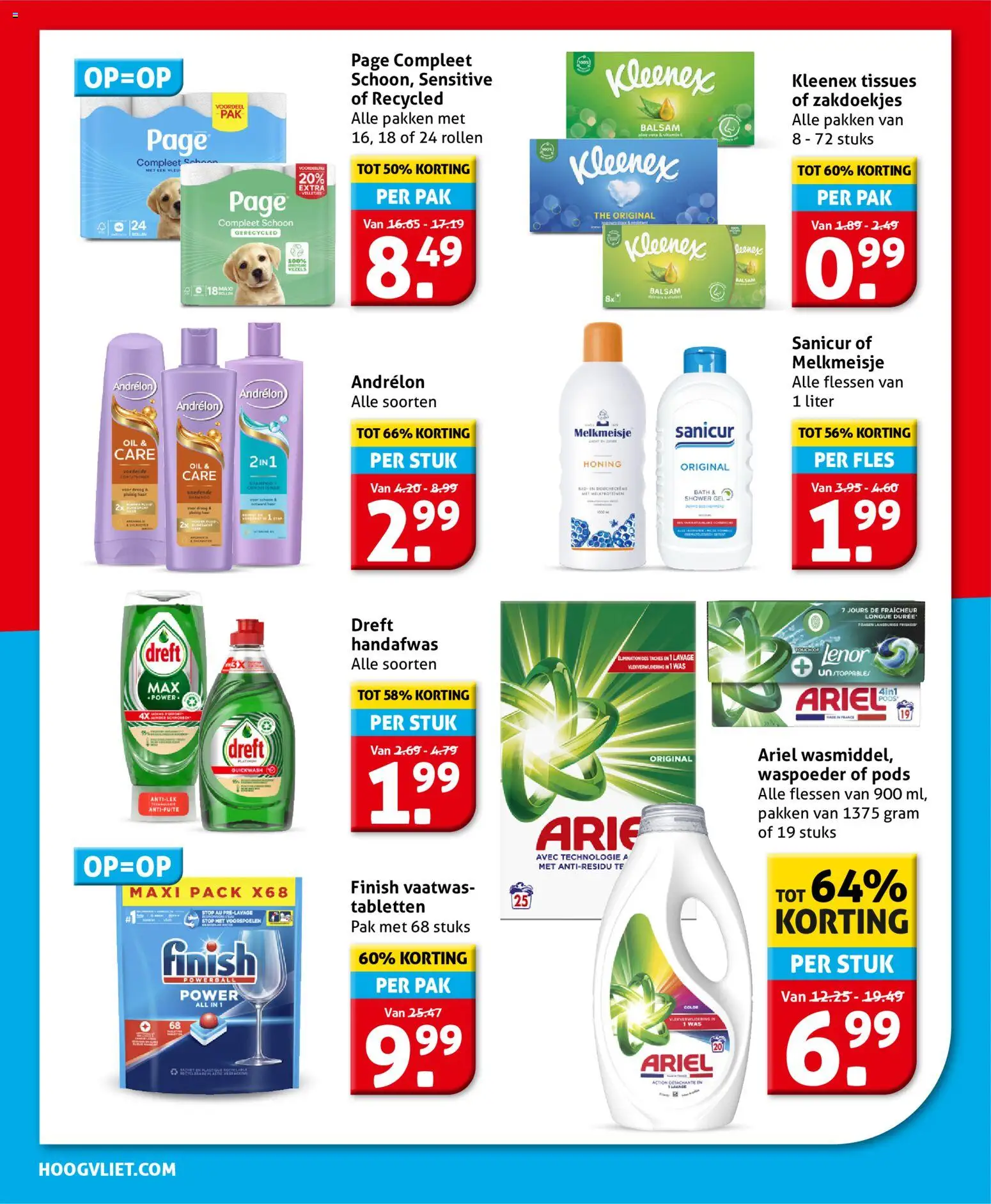 {H1} | Pagina: 24 | Producten: Vaatwas tabletten, Fles, Douche, Gel