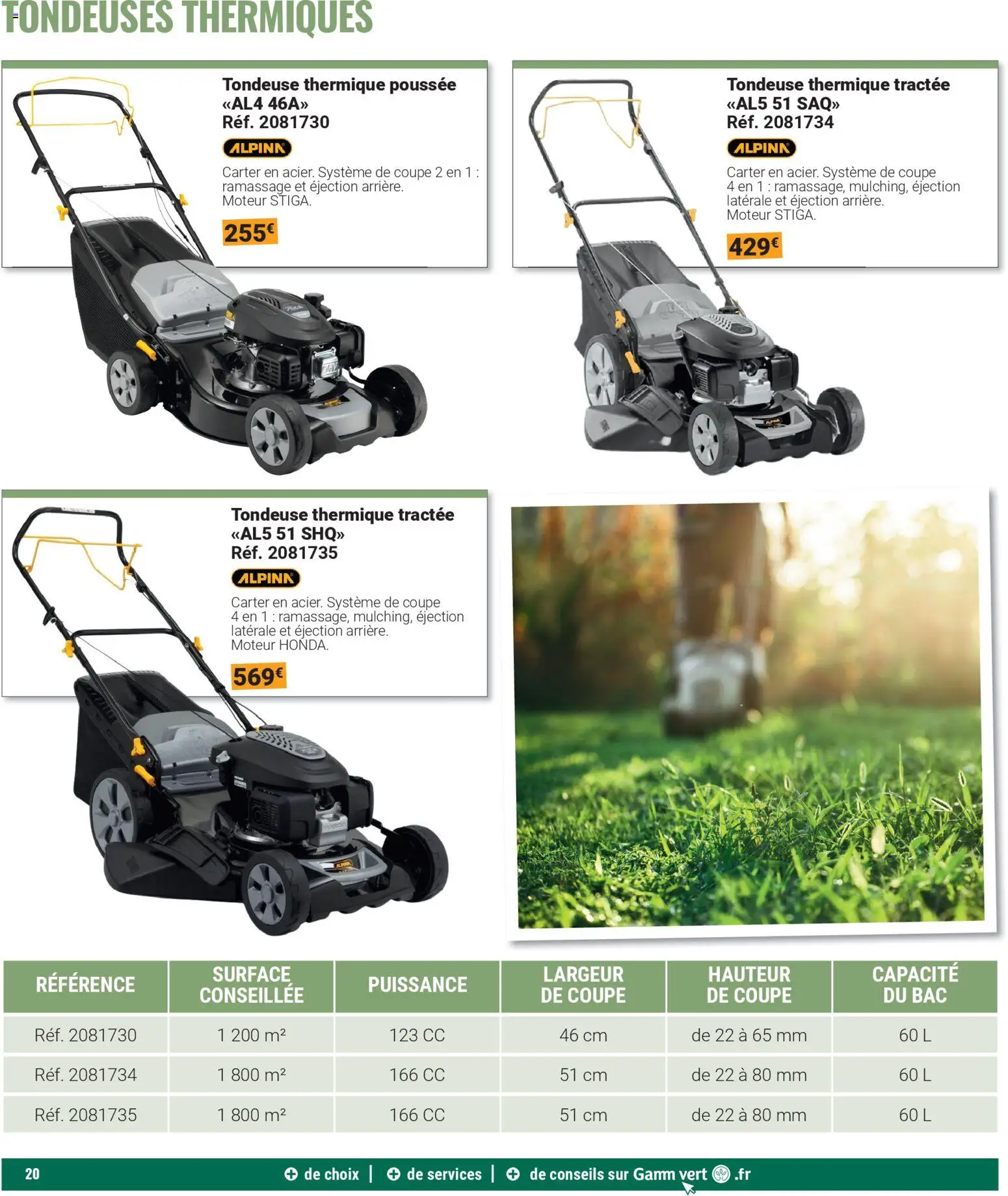 {H1} | Page: 20 | Produits: Tondeuse