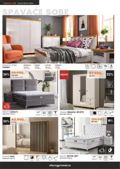 Vitorog katalog - akcija - pregled Vitorog kataloga - važi od 04.04.2026 | Strana: 6 | Proizvode: Krevet, Ormar, Ogledalo