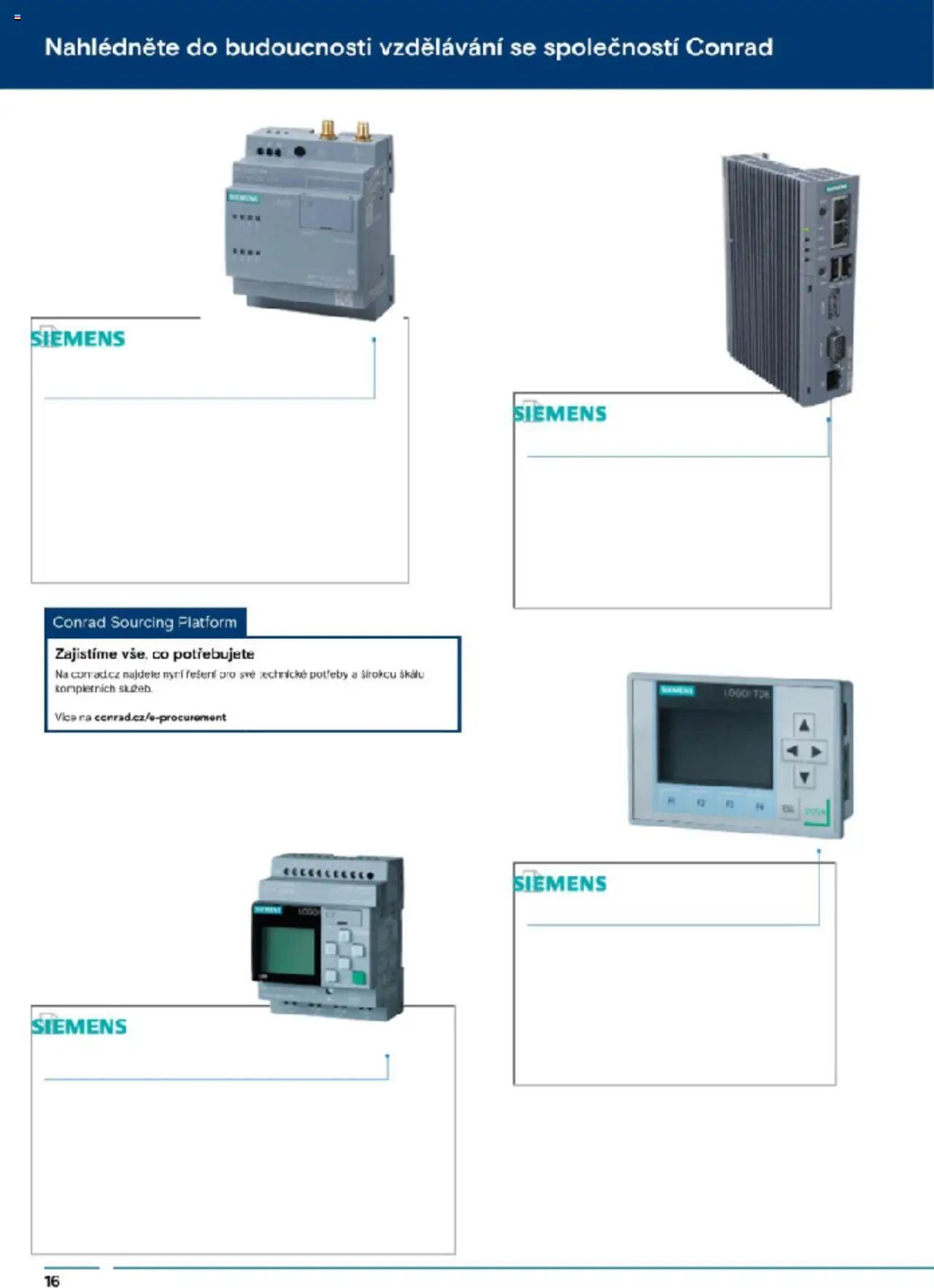 Conrad leták - Zautomatizujte si cestu k úspěchu od 07.03.2025 | Strana: 16