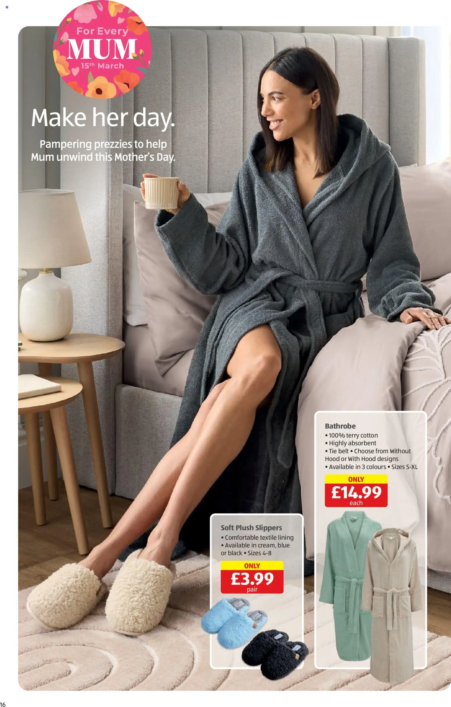 {H1} | Page: 16 | Products: Bathrobe, Slippers, Belt