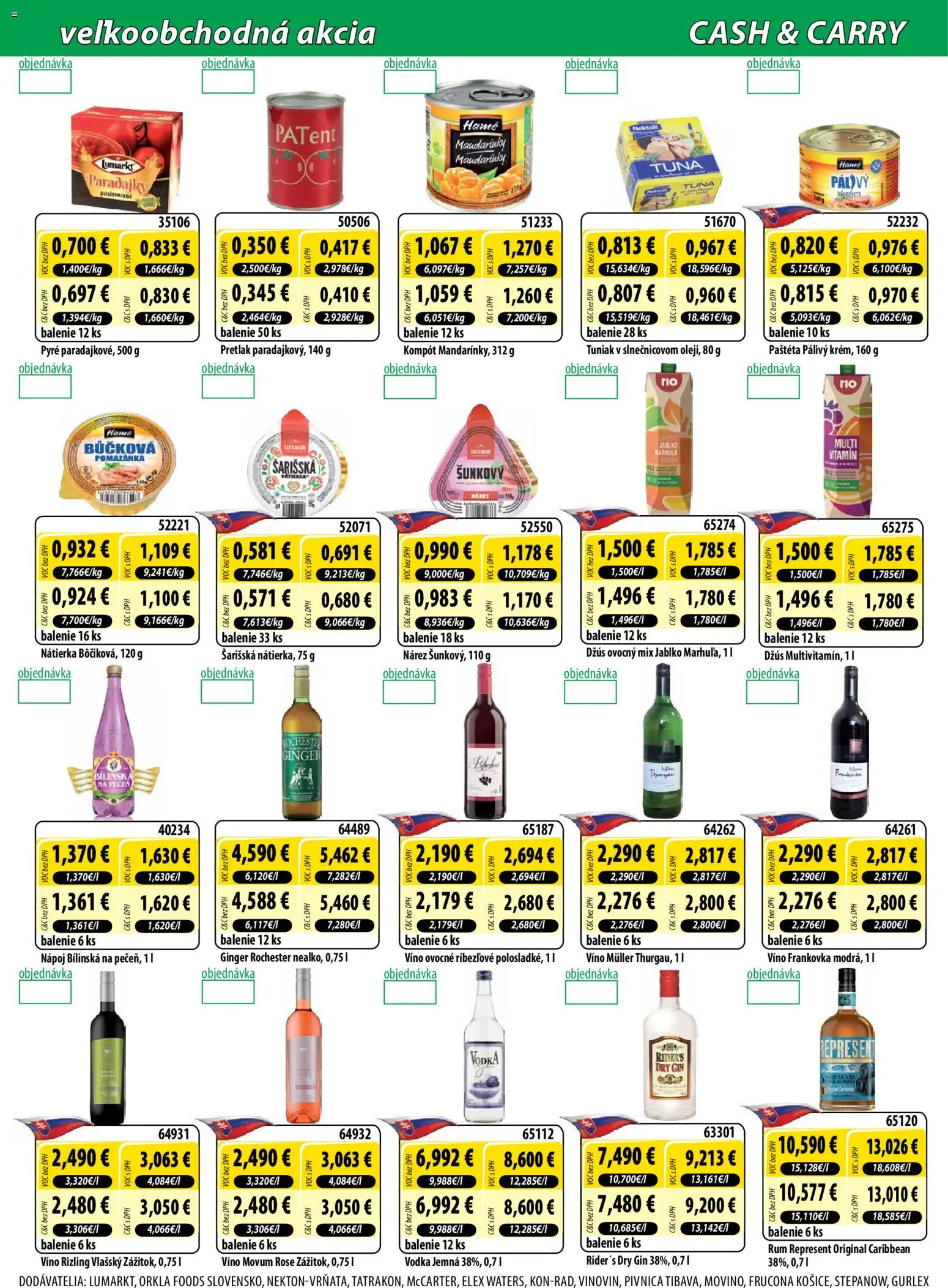 Nové Milk Agro akcie – leták je platný od 26.11.2025 | Strana: 6 | Produkty: Džús, Víno, Paradajky, Mandarinky