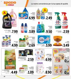 Anteprima del volantino Volantino Spazio Conad valido a partire dal 10.10.2025 | Pagina: 20 | Prodotti: Ammorbidente, Manzo, Fazzoletti, Profumo