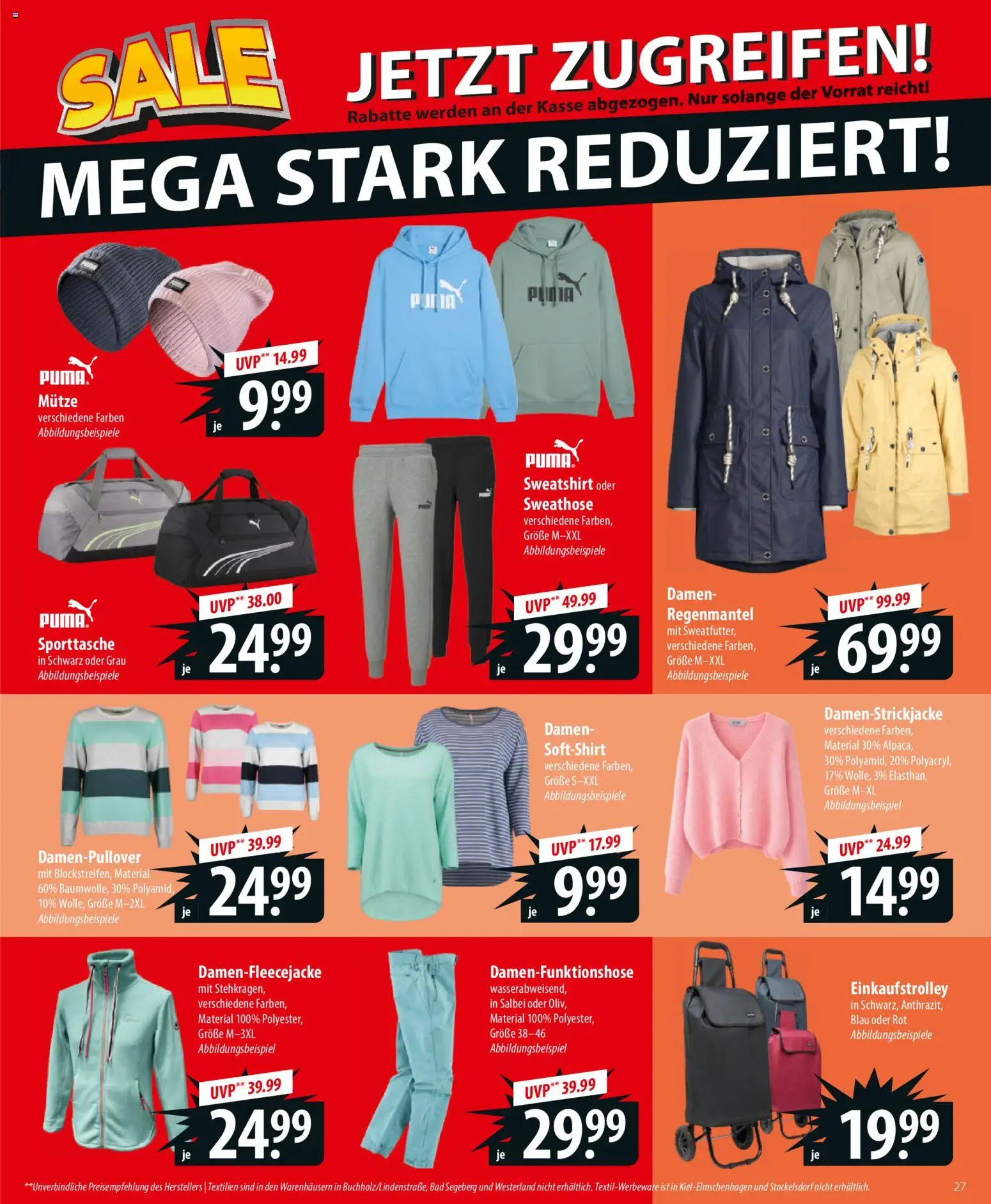 Famila Prospekt 	 – gültig ab 26.01.2026 | Seite: 27 | Produkte: Sweathose, Sweatshirt, Bad