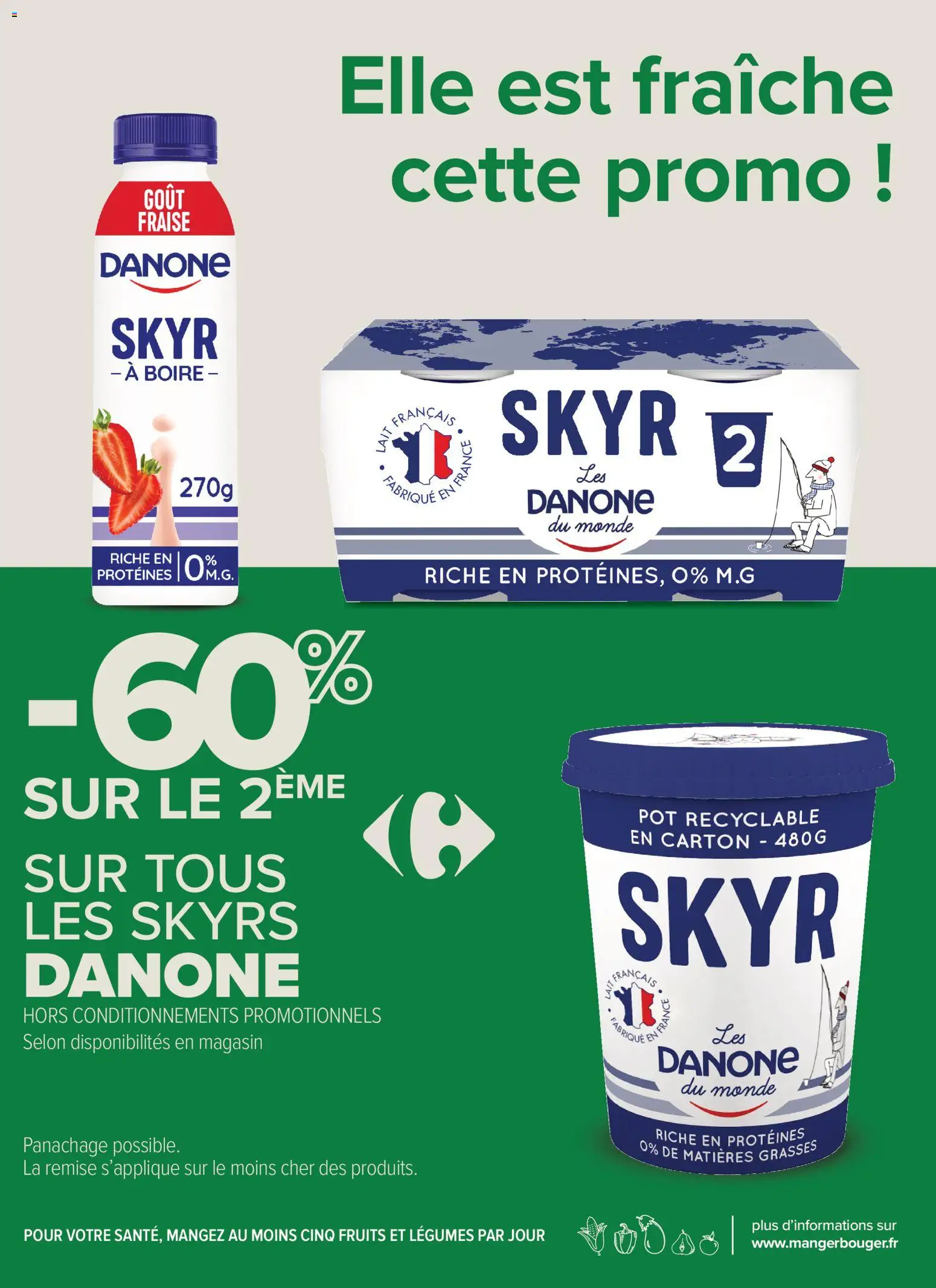 {H1} | Page: 5 | Produits: Fraise, Skyr