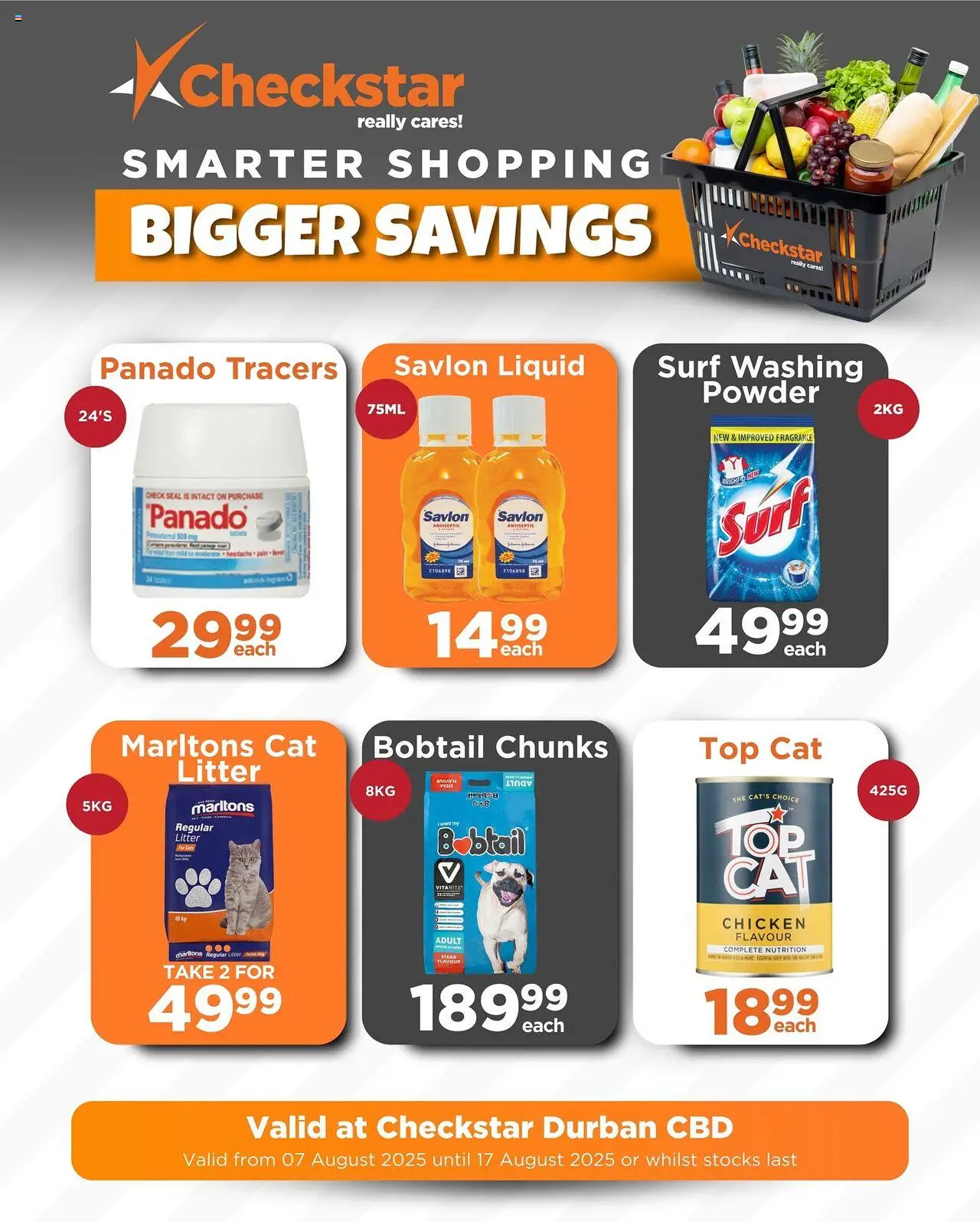 Check Star Specials │ valid from 07.08.2025 | Page: 14 | Products: Table, Steak, Chicken, Powder