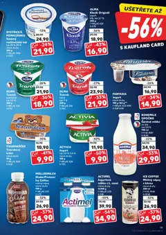 Náhled letáku OLMA Tvaroh tučný, tuk 9 % 250 g od 15.04.2026 | Strana: 19