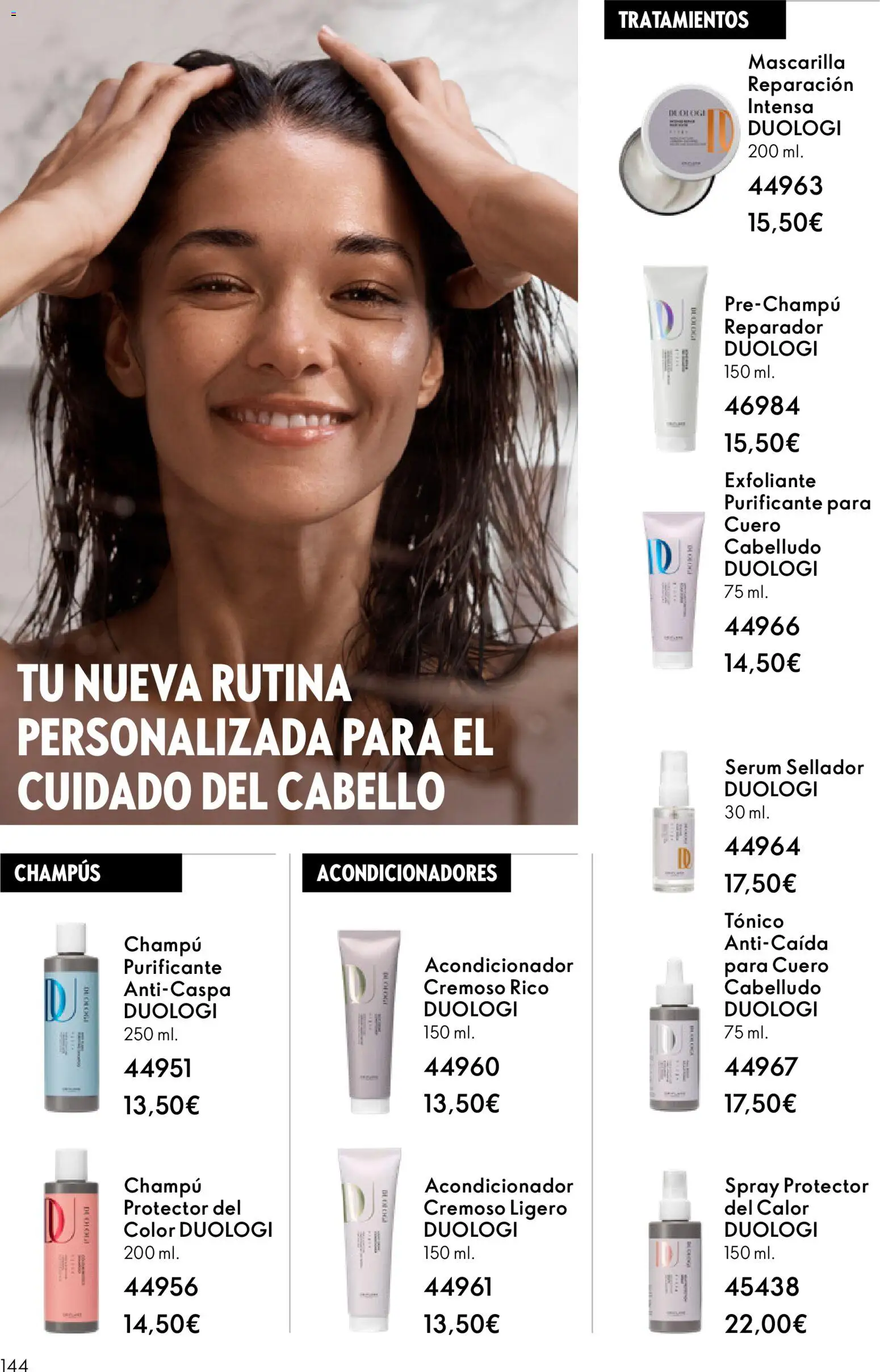 Oriflame - Catálogo Campaña 2 │ válido desde el 28.01.2026 | Página: 144 | Productos: Champú, Acondicionador, Sérum, Γαύρος
