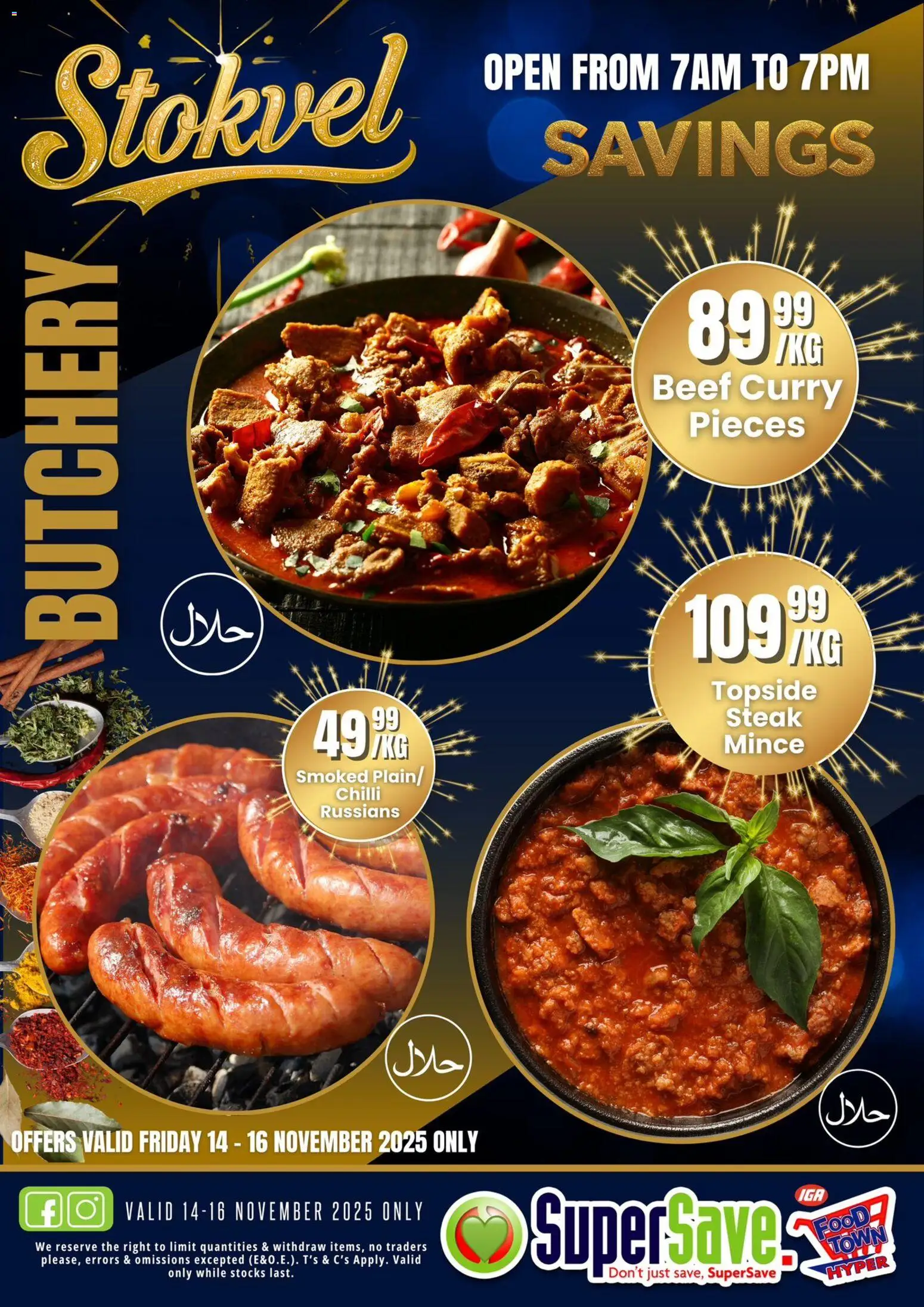 New Super Save catalogue – valid from 14.11.2025 | Page: 4 | Products: Steak, Beef, Chilli