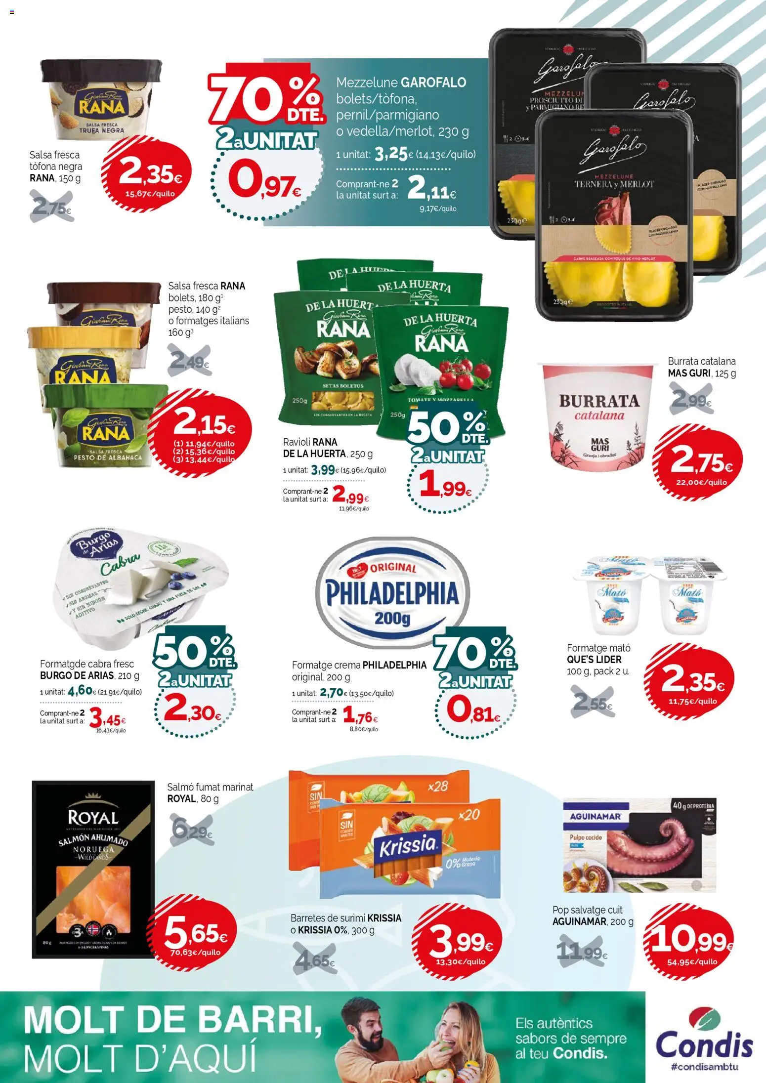 Condis folleto life │ válido desde el 22.04.2026 | Página: 5 | Productos: Pizza, Vino, Crema, Salmón ahumado