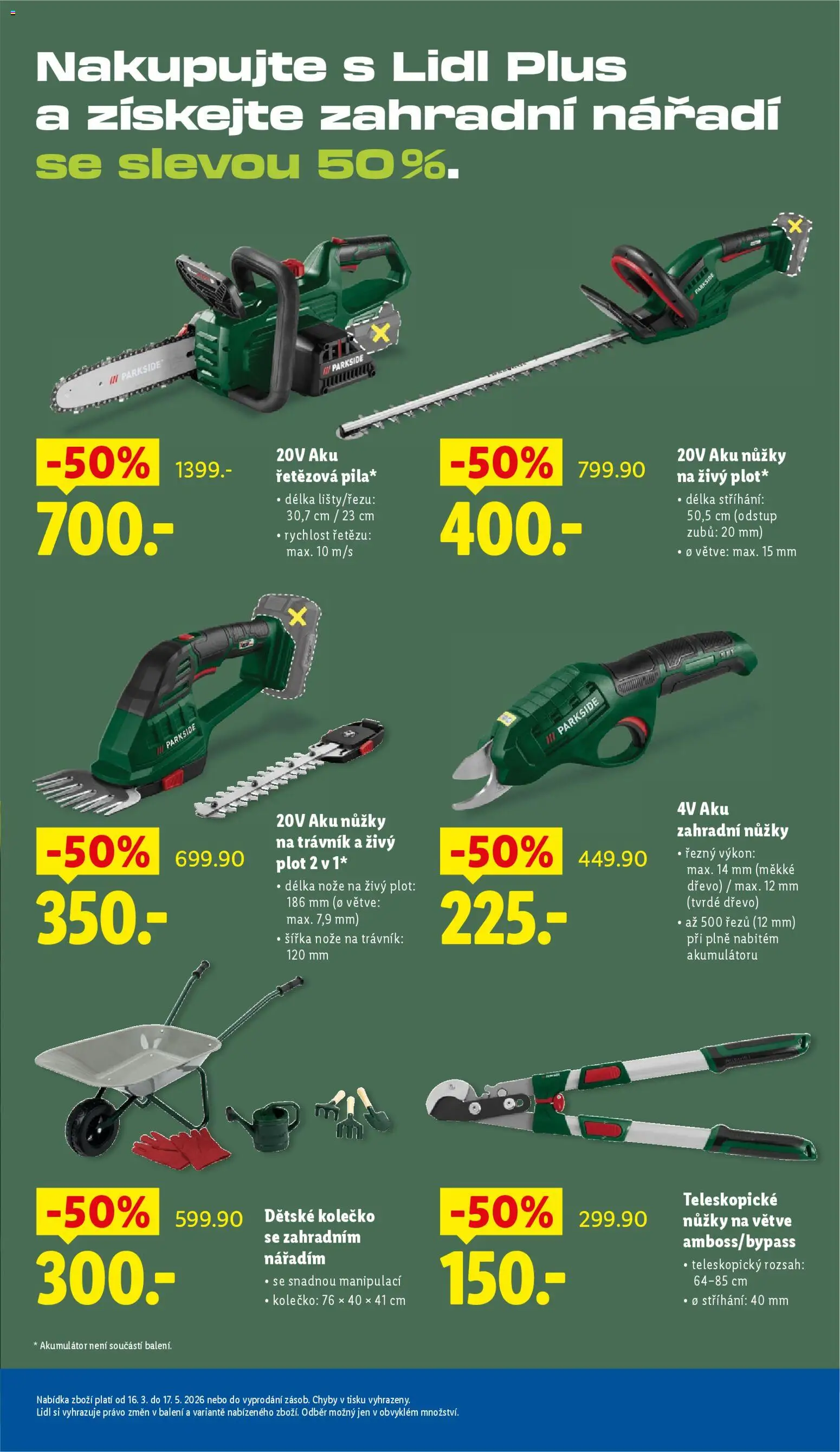 Lidl leták od 16.03.2026 | Strana: 9 | Produkty: Nůžky, Nože, Nůžky na větve, Aku nůžky