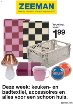 Zeeman folder - Voorbeeld van een folder van Zeeman, geldig van 26.07.2025