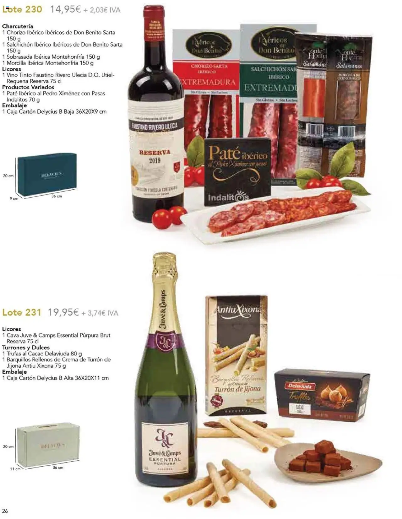 E.Leclerc Regalos de Navidad 2025 │ válido desde el 10.10.2025 | Página: 28 | Productos: Crema, Φρυγανιές σικάλεως, Sobrasada, Caja