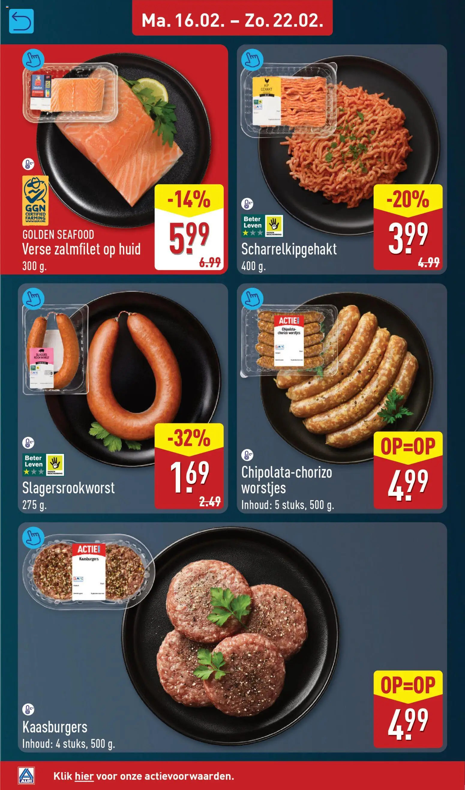 {H1} | Pagina: 6 | Producten: Gehakt, Chipolata, Chorizo, Szeletelt bacon