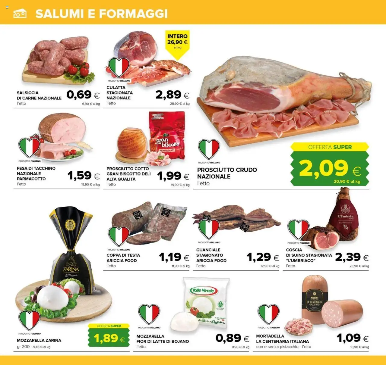 Volantino Oasi del 13.09.2025 | Pagina: 8 | Prodotti: Suino, Tacchino, Mozzarella, Salsiccia