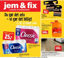 Jem & fix - Tilbudsavis gyldig fra 12.10.2025