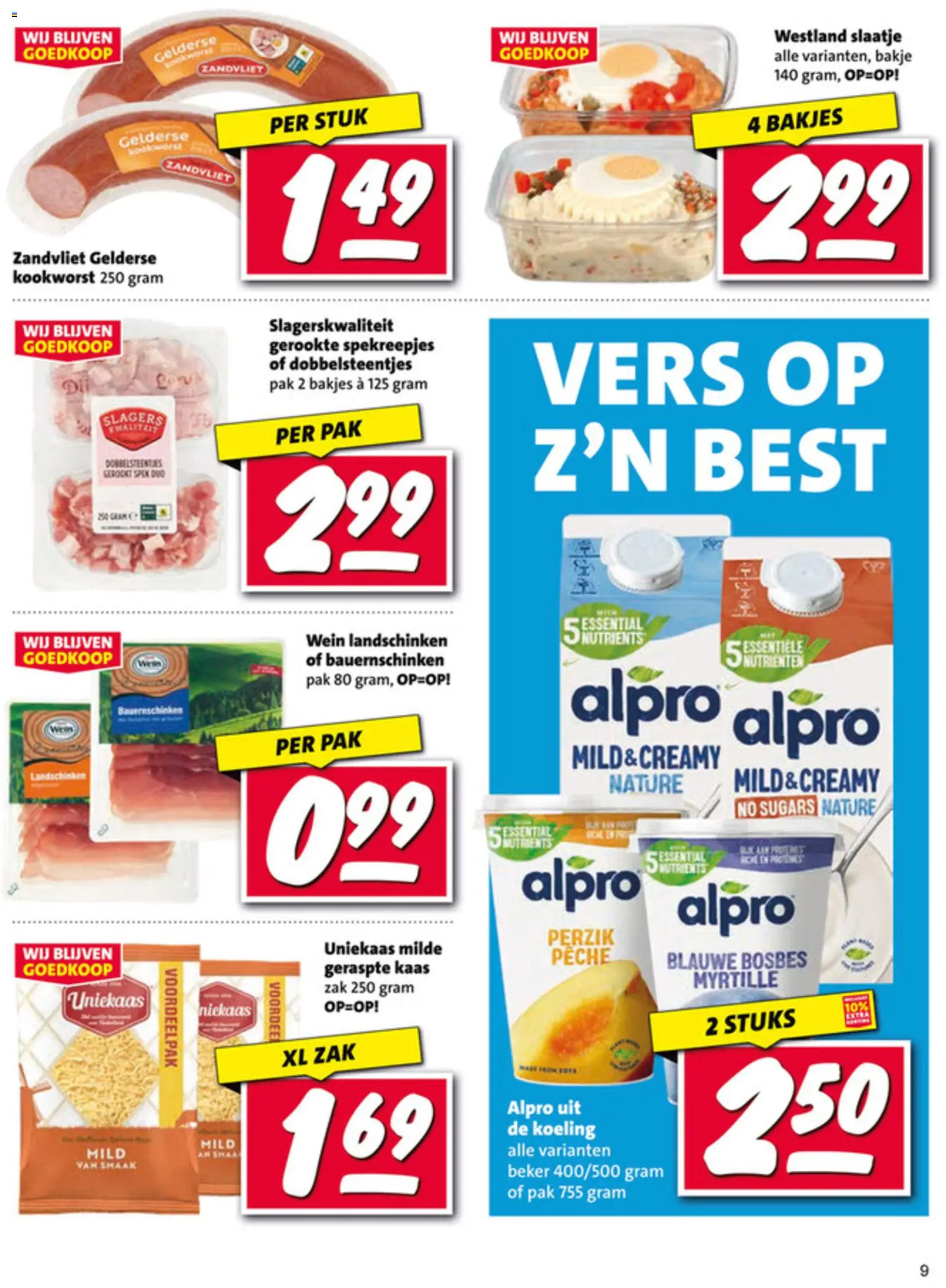 {H1} | Pagina: 9 | Producten: Fogyasztásmérő, Kaas, Beker, Zak