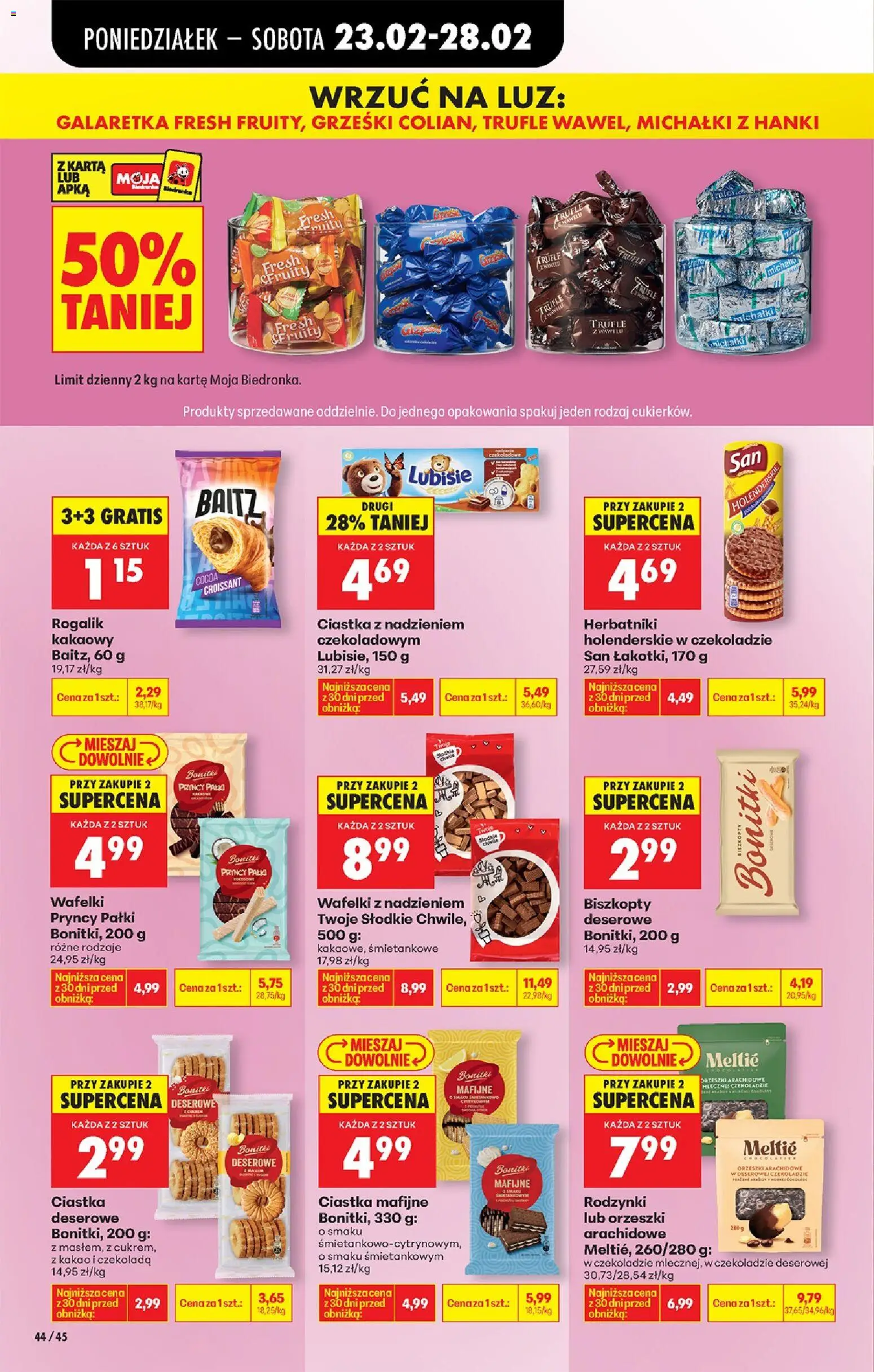 Biedronka Polsko leták od 23.02.2026 | Strana: 50 | Produkty: Croissant, Kakao