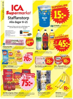 ICA Supermarket - Staffanstorp - Förhandsvisning av reklamblad från butik ICA Supermarket aktuell från 02.03.2026