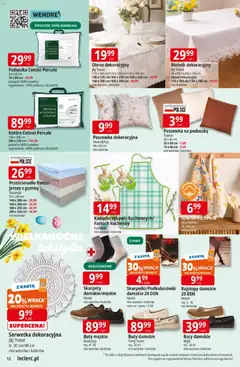 Pogląd oferty "E.Leclerc gazetka" - ważna od 17.03.2026 | Strona: 12 | Produkty: Skarpety, Buty, Buty męskie, Tekstylia