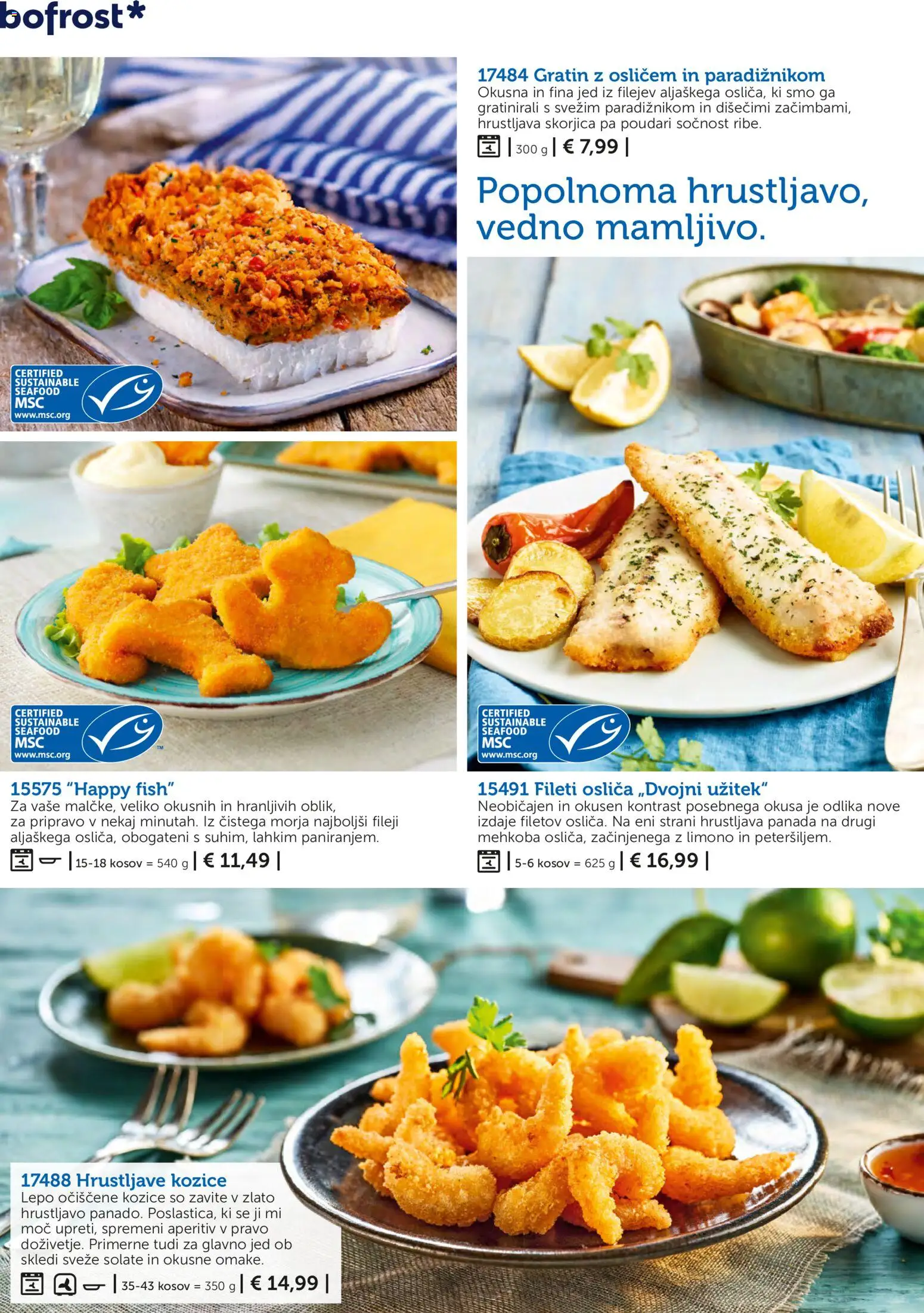 Novi Bofrost katalog ponudbe – veljaven od 04.03.2026 | Stran: 74 | Izdelki: Kozice