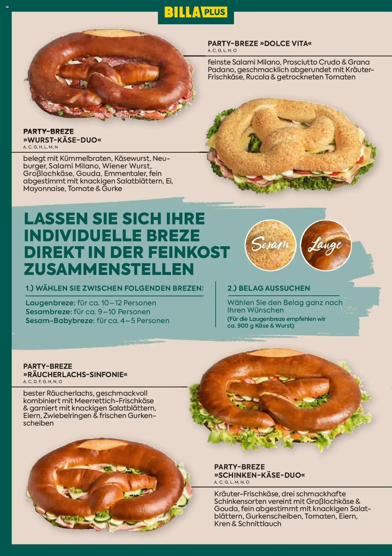 Billa Plus Vorbestellservice Folder gültig ab 25.09.2024 | Seite: 10 | Produkte: Gurken, Wurst, Salami, Tomaten