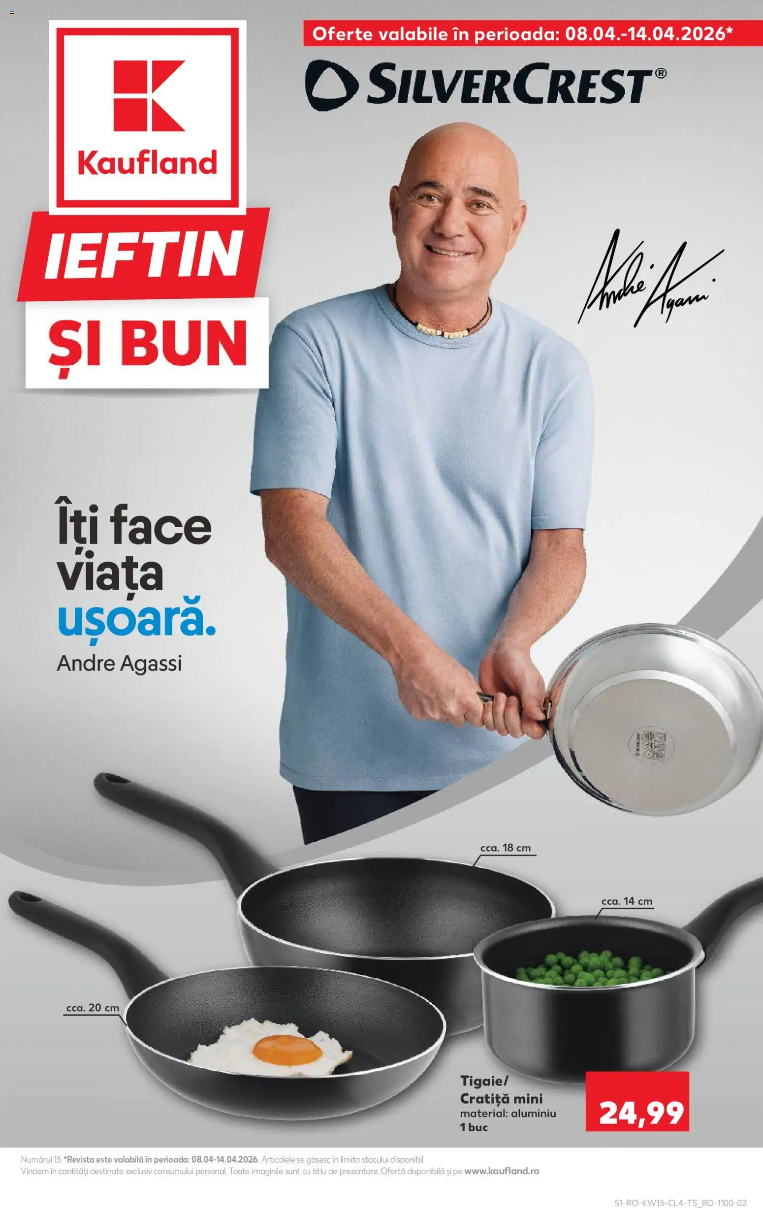 Noul catalog Kaufland – valabil de la 08.04.2026 | Pagină: 1 | Produse: Cratiță