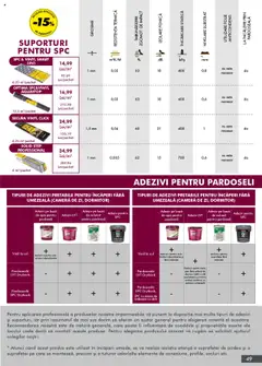 Ofertele Diego valabile de la 01.10.2025 | Pagină: 49 | Produse: Pardoseală, Adeziv, Absorbante, Apă