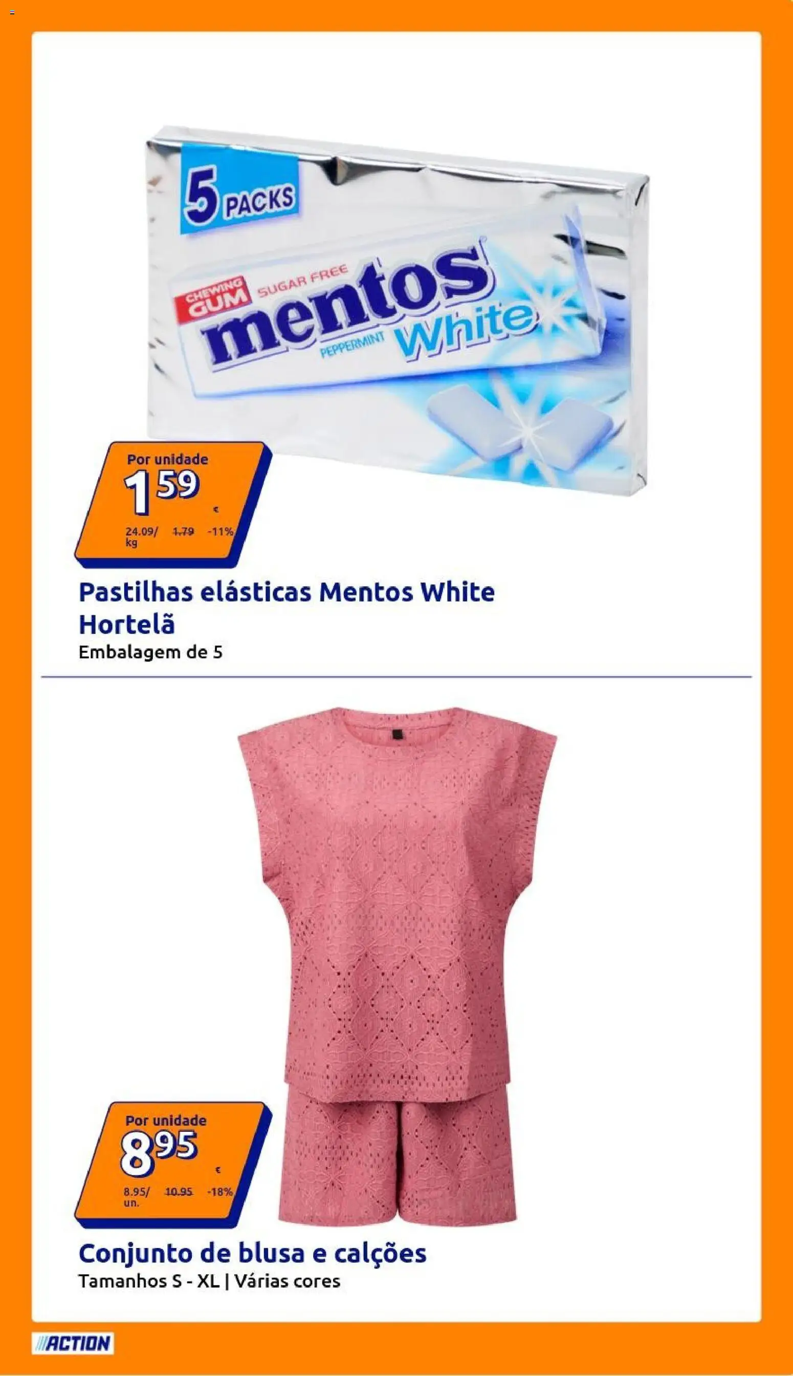 Action folheto │ válido de 15.04.2026 | Página: 13 | Produtos: Hortelã, Calções, Blusa
