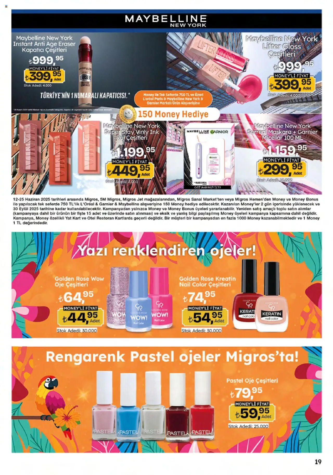 Migros Katalog - 5M Migroskop Dijital - 12.06.2025 tarihinden itibaren geçerlidir | Sayfa: 19 | Ürünler: Oje, Kapatıcı