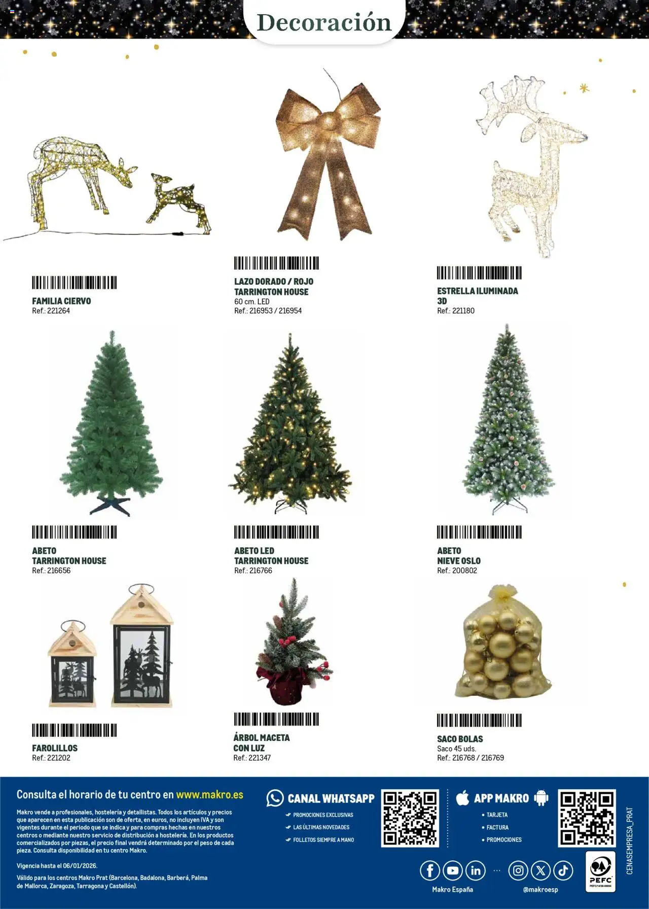 Makro - Comidas y Cenas de Navidad │ válido desde el 03.10.2025 | Página: 32 | Productos: Peso, Maceta