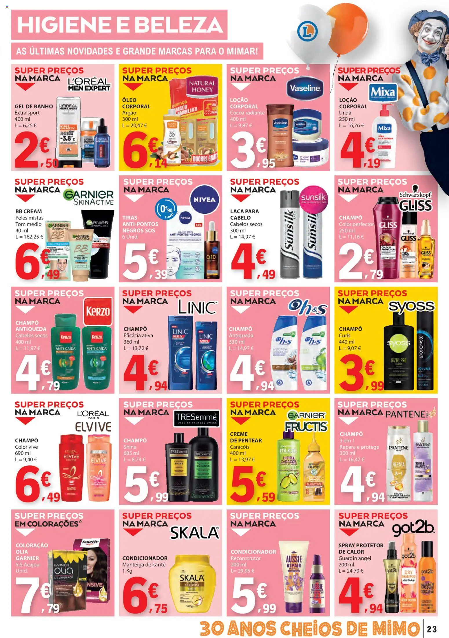 E.Leclerc folheto │ válido de 23.10.2025 | Página: 23 | Produtos: Shampoo, Manteiga, Óleo, Creme