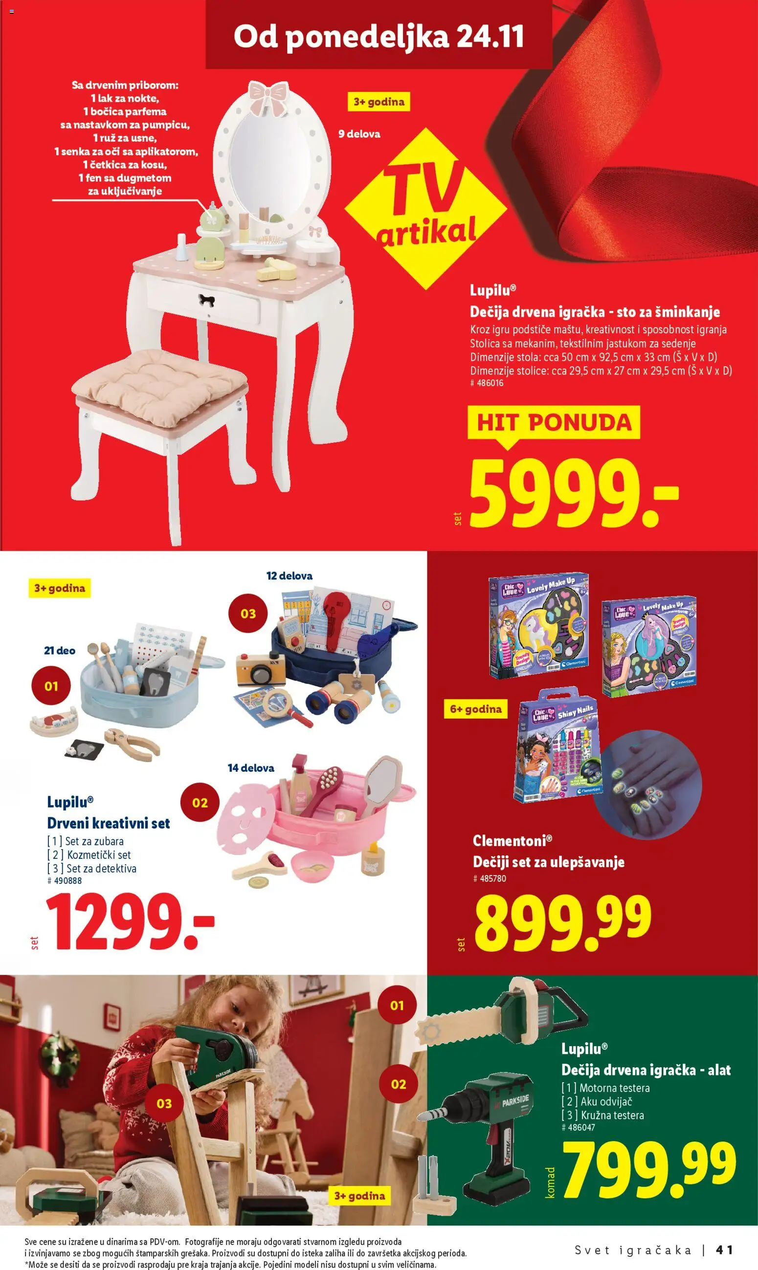 Lidl katalog - važi od 10.11.2025 | Strana: 41 | Proizvode: Parkside, Fen, Sto, Stolica