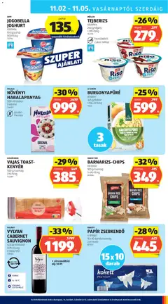 Aldi Akciós újság - amely érvényes a következő dátumtól: 30.10.2025 | Oldal: 35 | Termékek: Tejberizs, Joghurt, Kenyér, Vörösbor