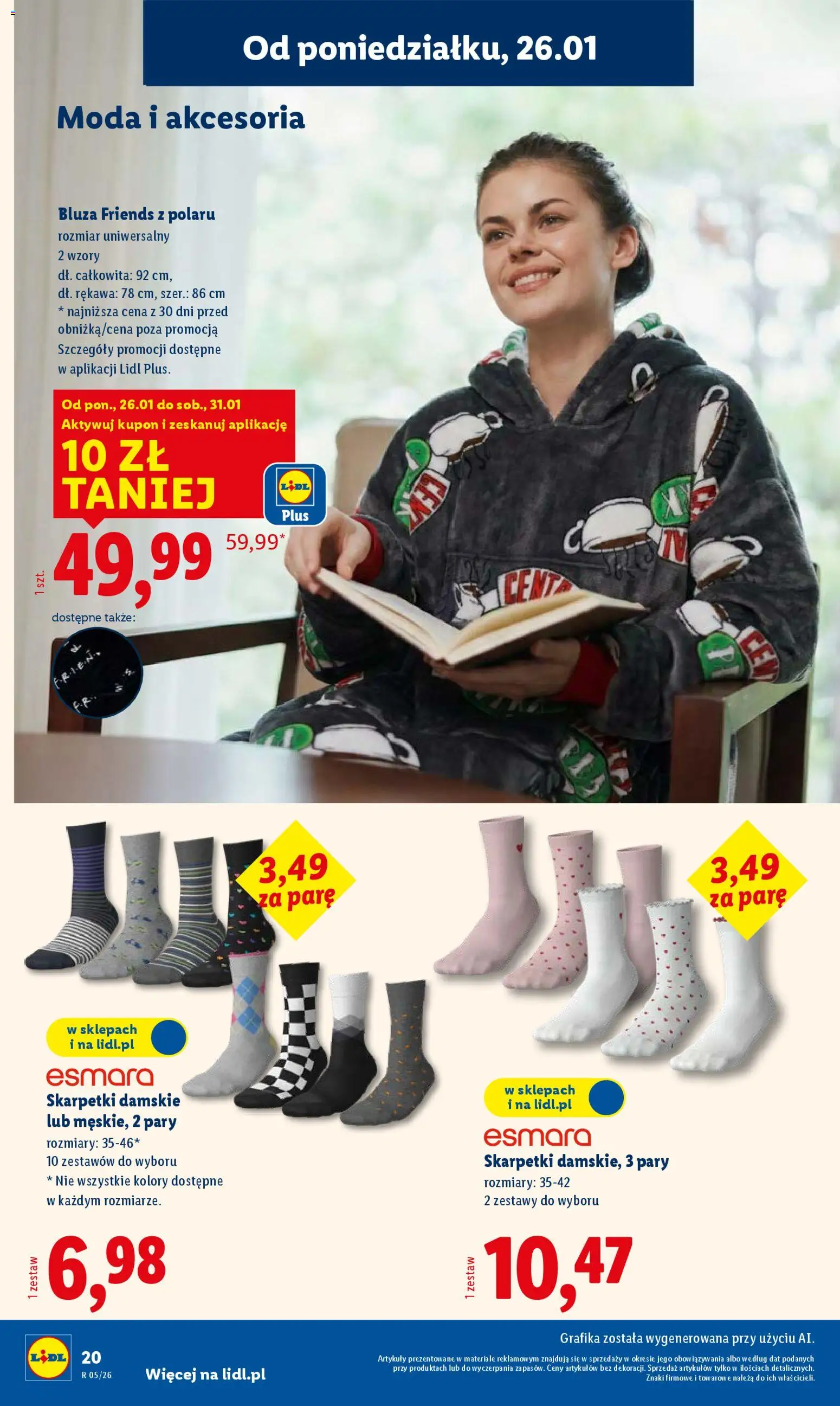 Lidl Katalog od 26.01.2026 | Strona: 20 | Produkty: Skarpetki