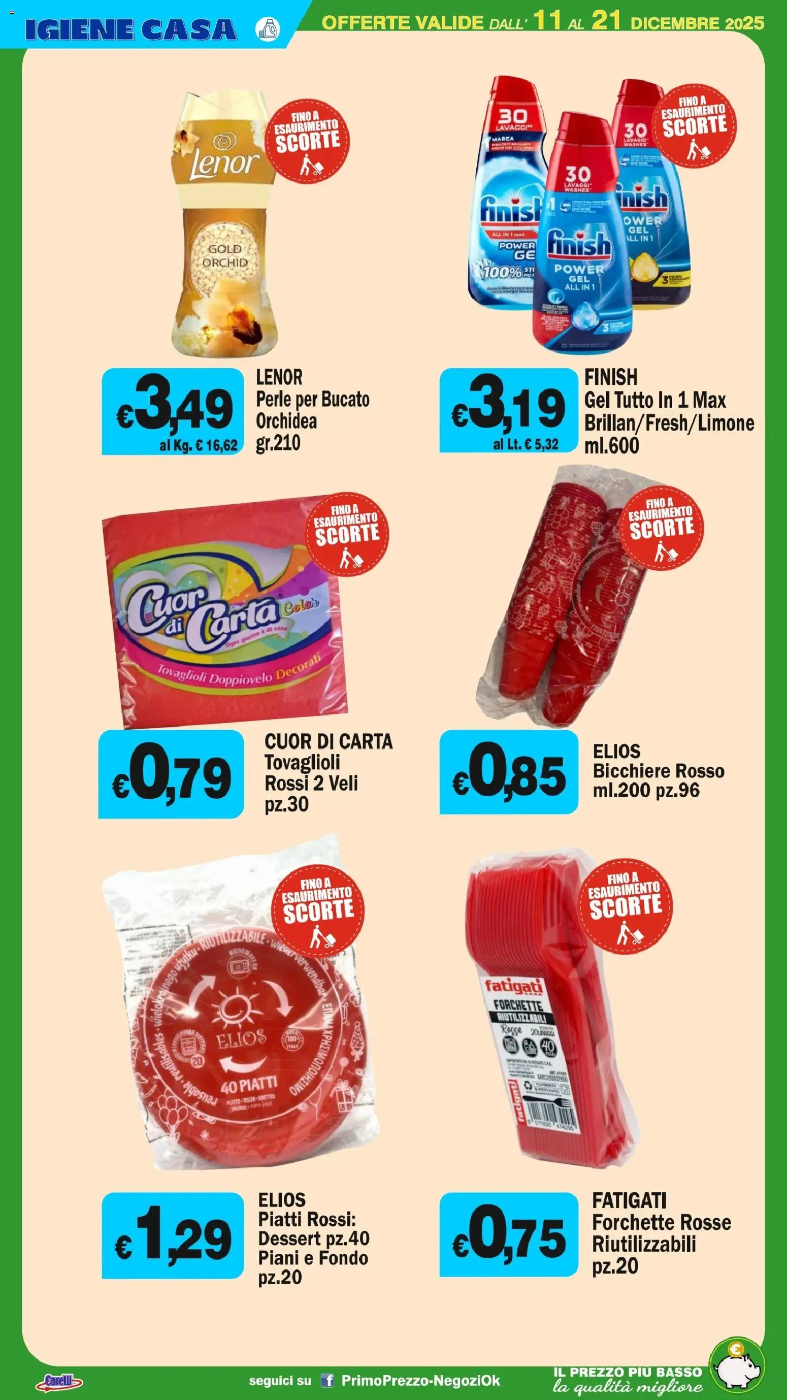 Volantino Primo Prezzo del 11.12.2025 | Pagina: 27 | Prodotti: Orchidea