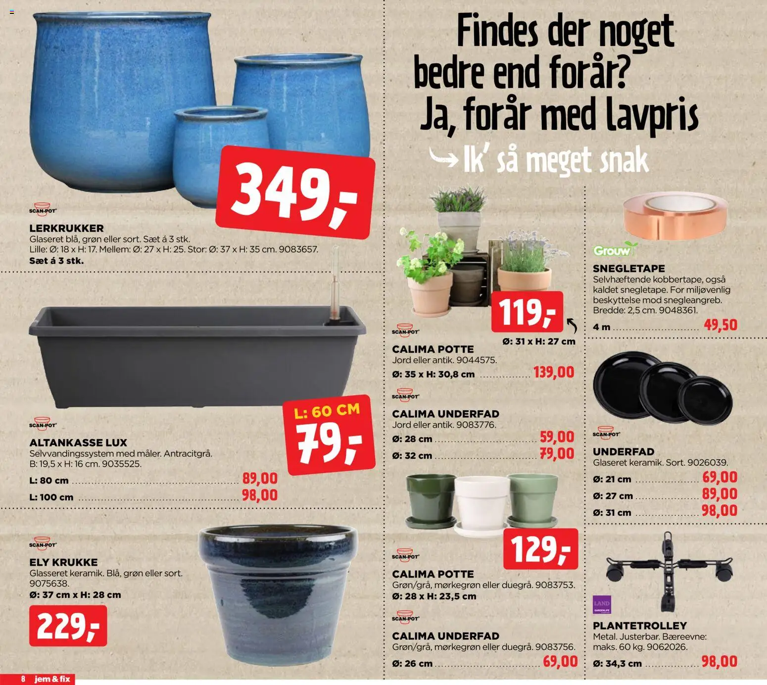 Jem & fix tilbudsavis – gyldig fra 26.04.2026 | Side: 8 | Produkter: Krukke