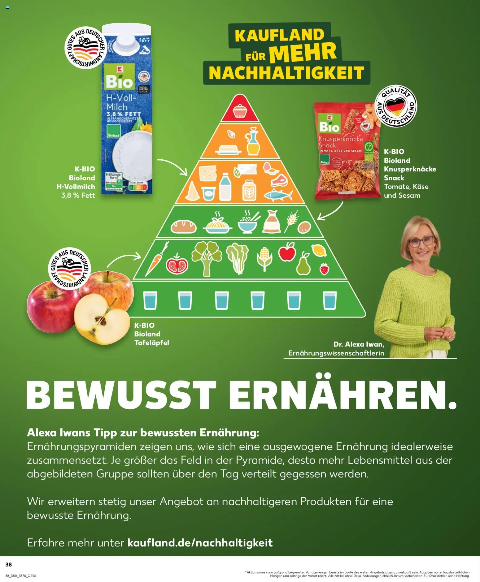 Kaufland prospekt Frankfurt (Oder)	 – gültig ab 14.12.2025 | Seite: 38 | Produkte: Milch, Käse